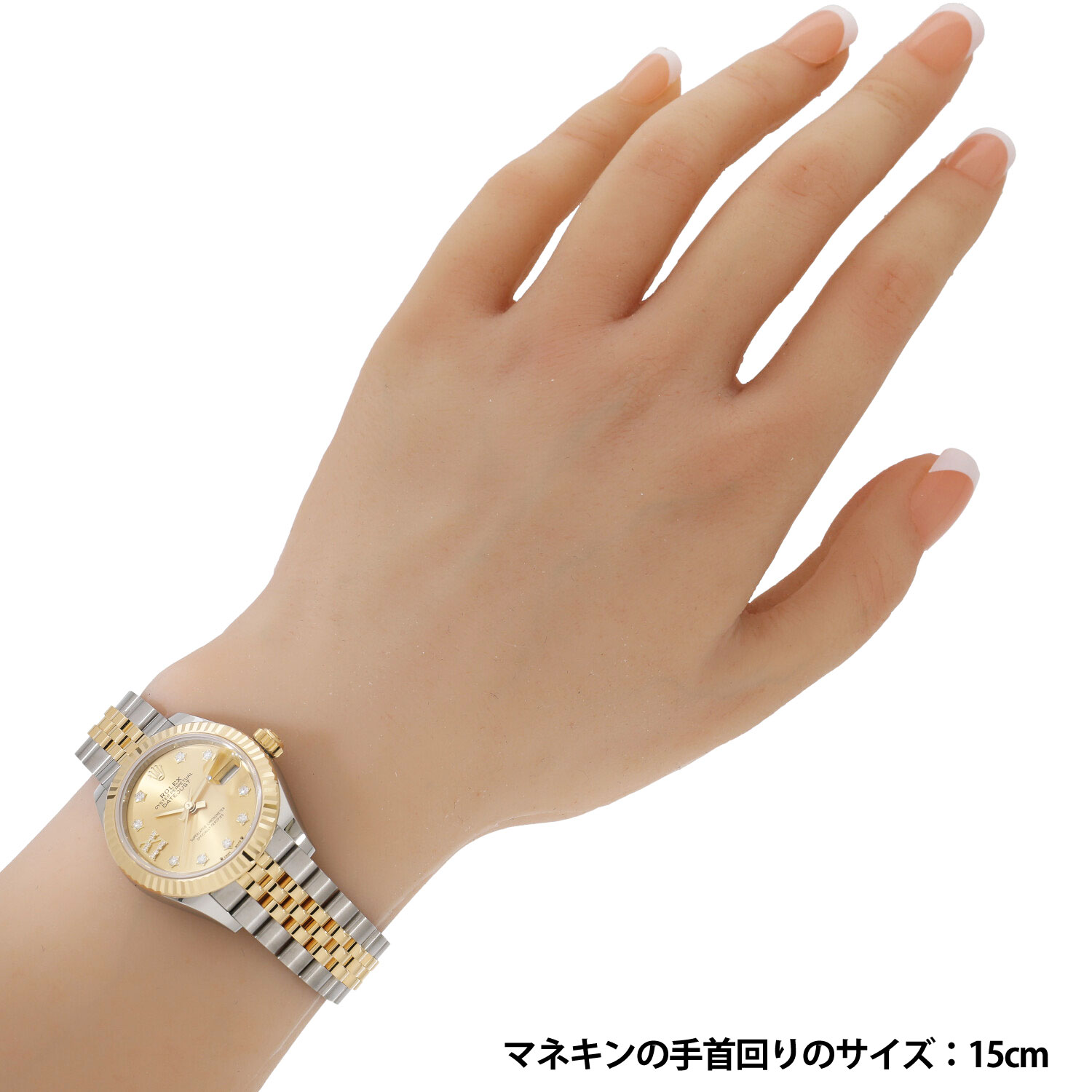 [3年保証] ロレックス レディース レディデイトジャスト 279173G ランダム番 スターダイヤ IXダイヤ 箱保 自動巻き 腕時計 中古 送料無料 279173G シャンパン ROLEX（ロレックス）デイトジャスト 9Pスター