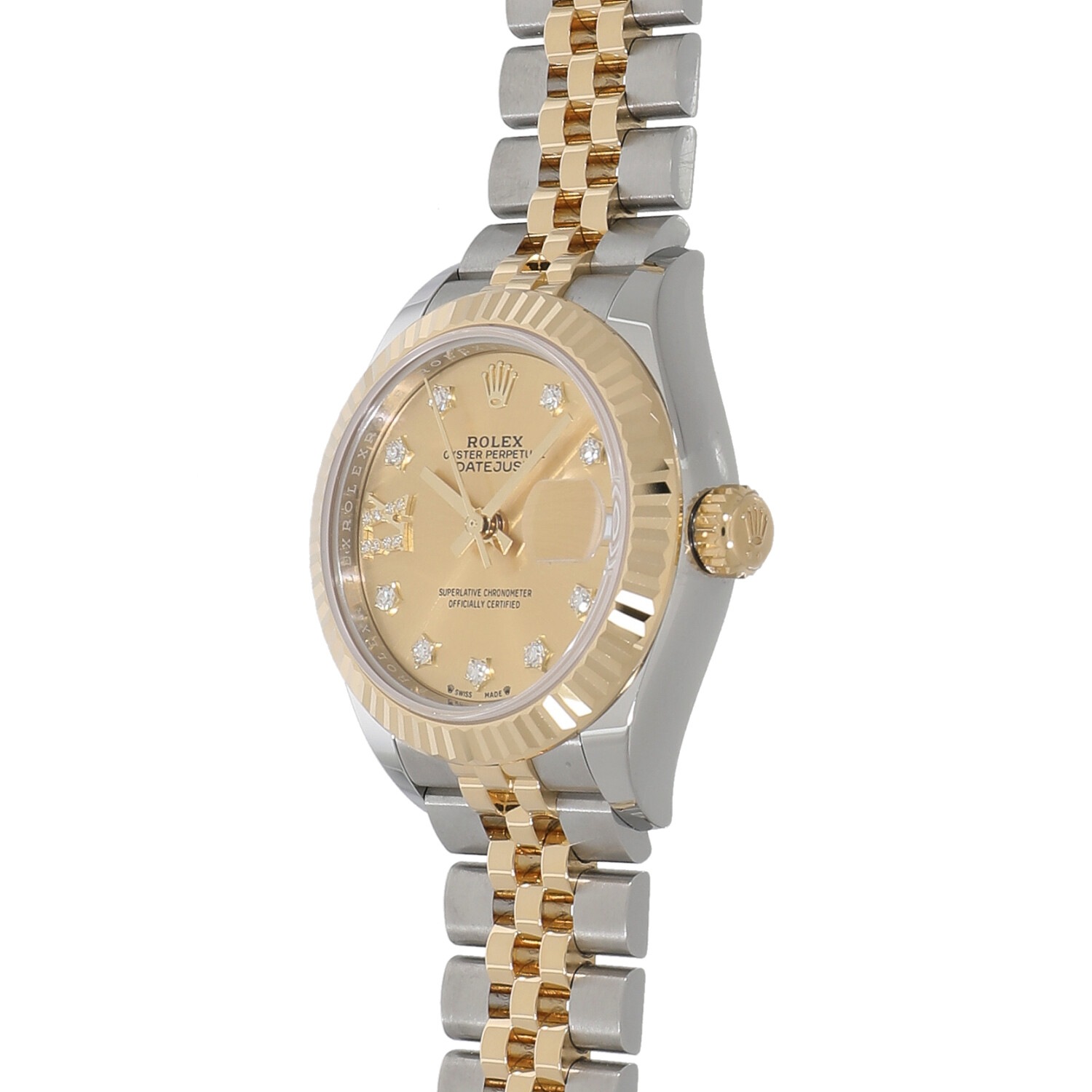 中古 ロレックス ROLEX 279173G ランダムシリアル シャンパン /ダイヤモンド レディース 腕時計 279173G シャンパン ROLEX（ロレックス）デイトジャスト 9Pスター