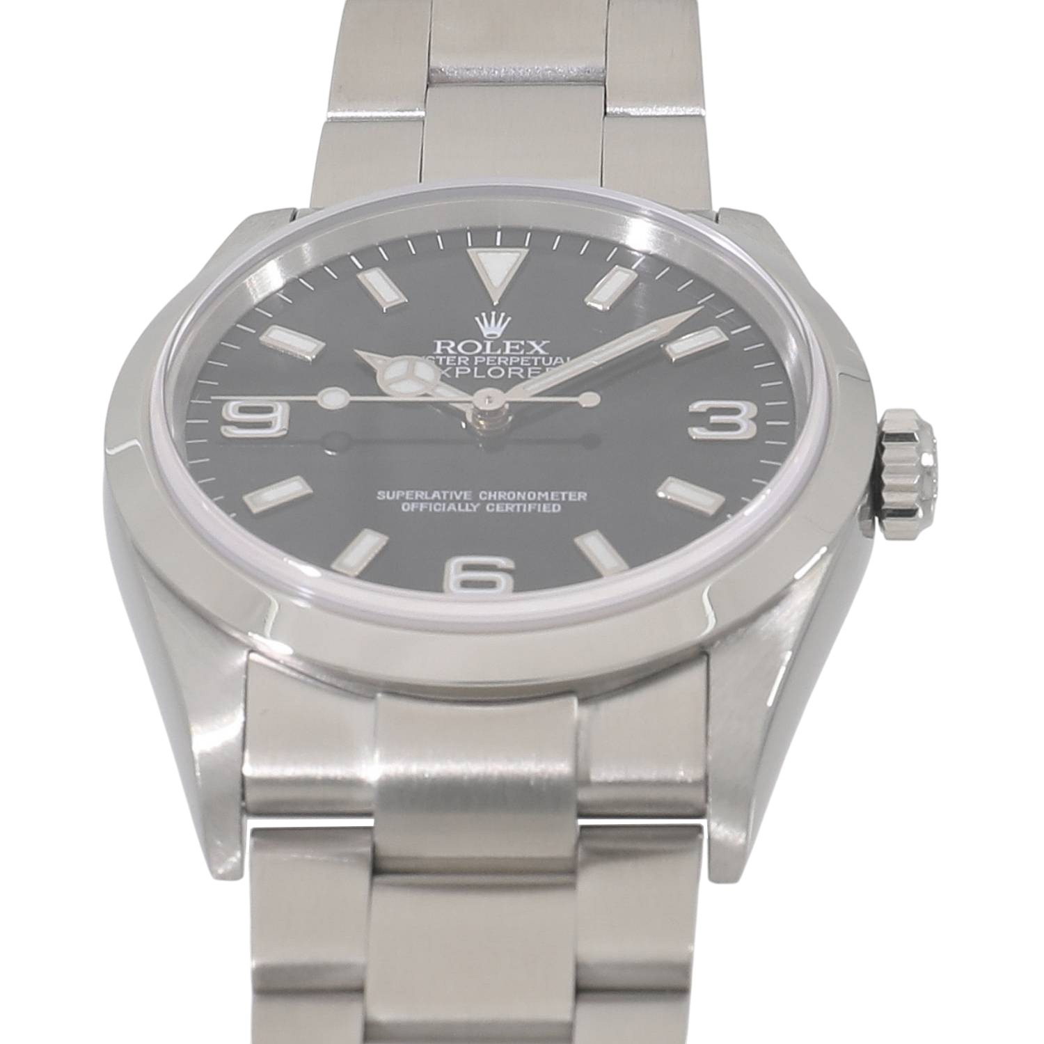 R10605 | [中古]ロレックス エクスプローラー I 114270 K番 ブラック