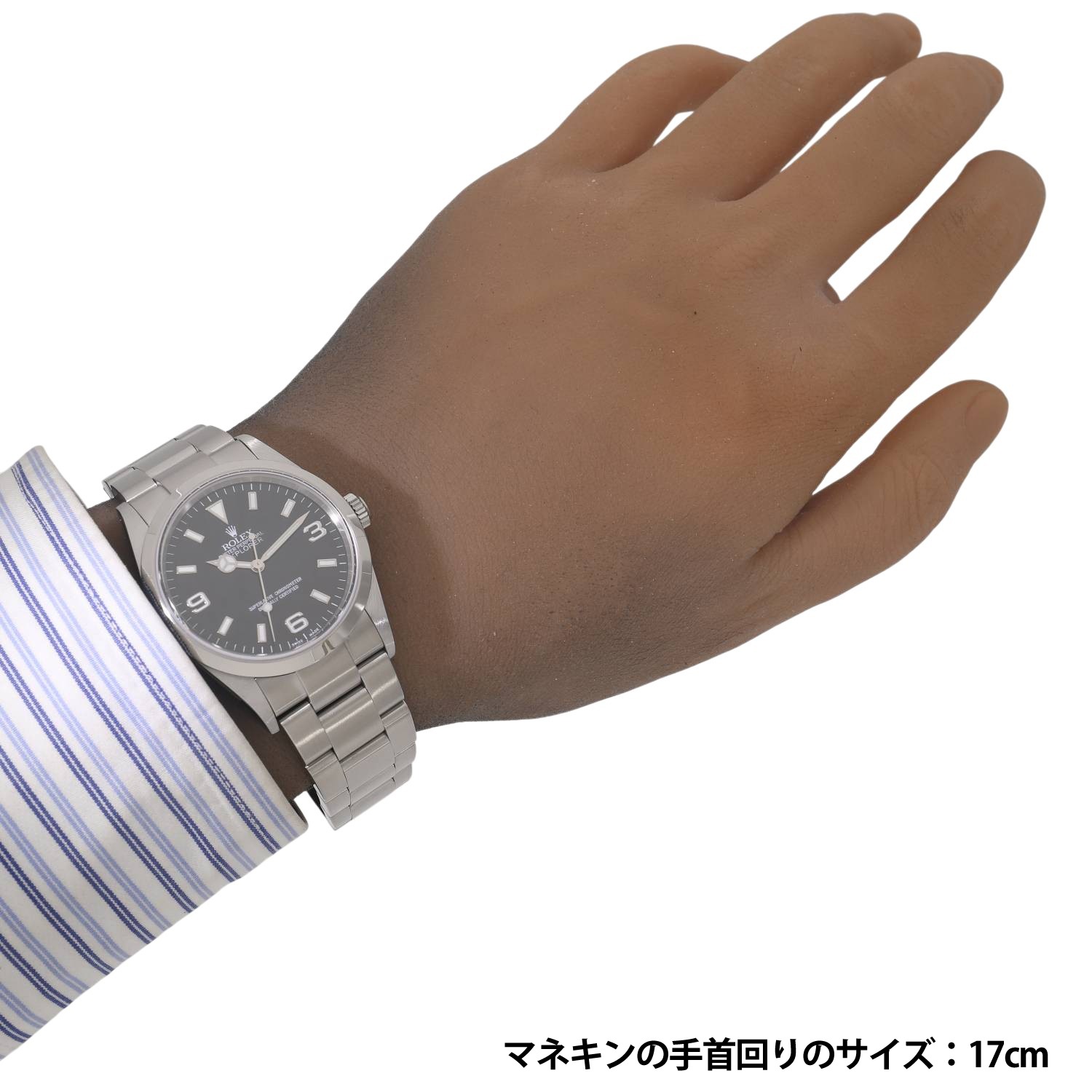 R10605 | [中古]ロレックス エクスプローラー I 114270 K番 ブラック