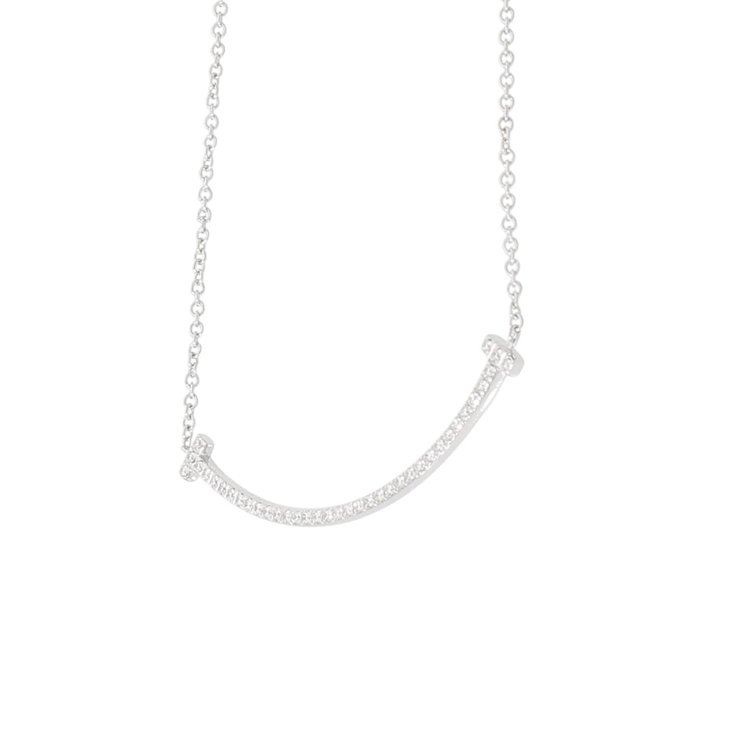 T30036 | [中古]ティファニー Tスマイル ペンダント スモール