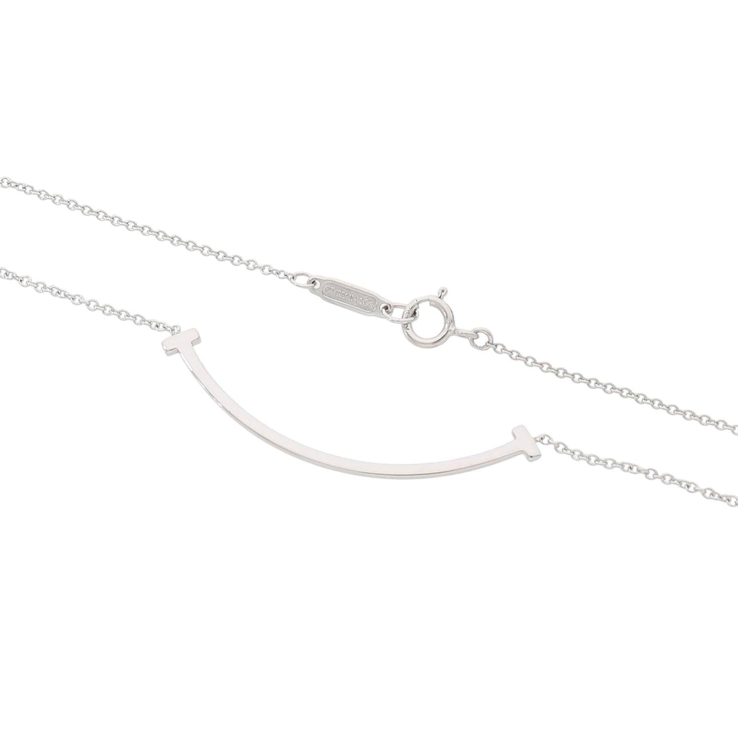 T30036 | [中古]ティファニー Tスマイル ペンダント スモール