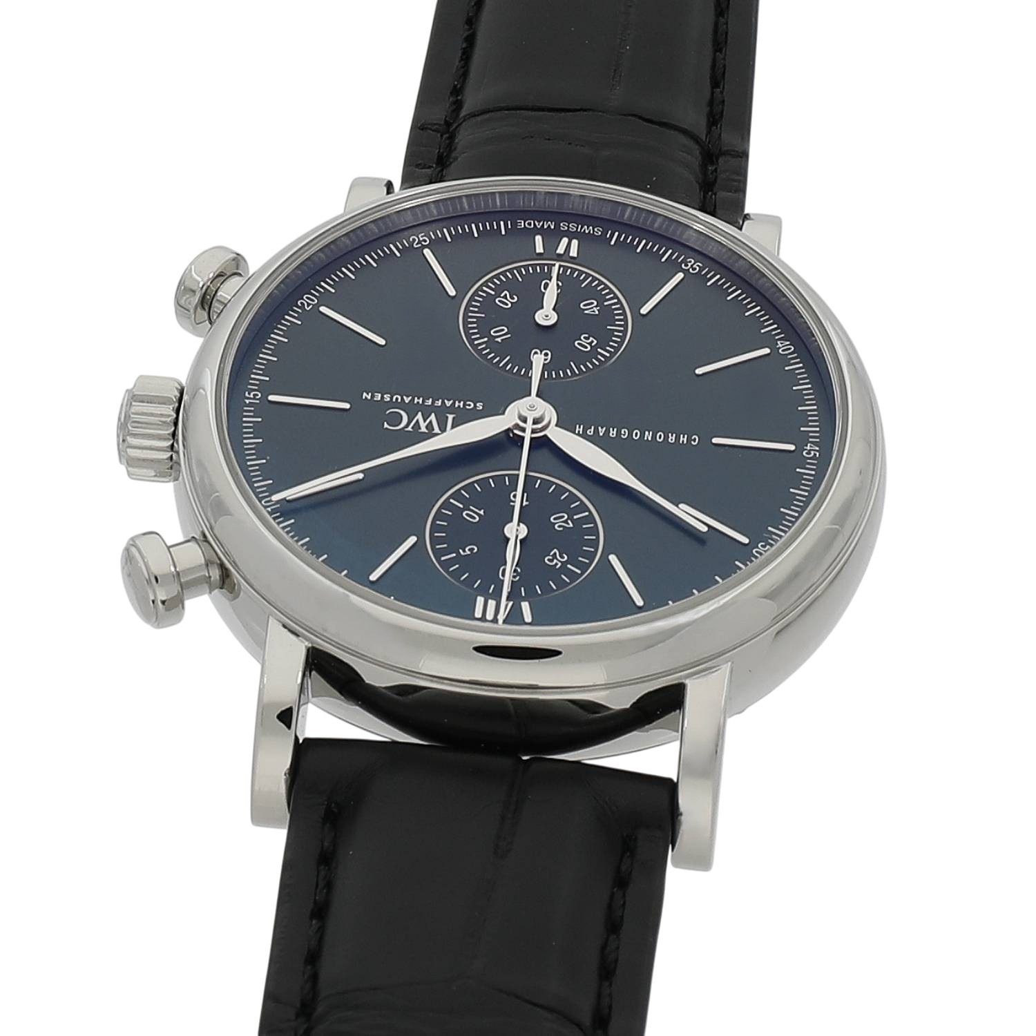 I11571 | [中古]IWC ポートフィノ クロノグラフ IW391405 グリーン 