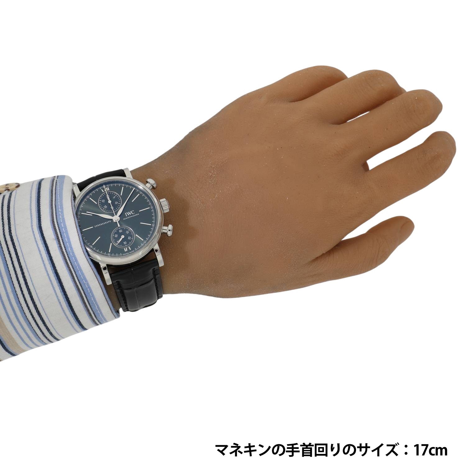 I11571 | [中古]IWC ポートフィノ クロノグラフ IW391405 グリーン 