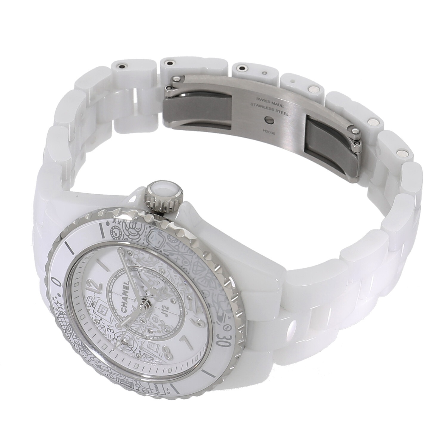 C7705 | [中古]シャネル J12・20 ホワイトセラミック J12 20周年記念