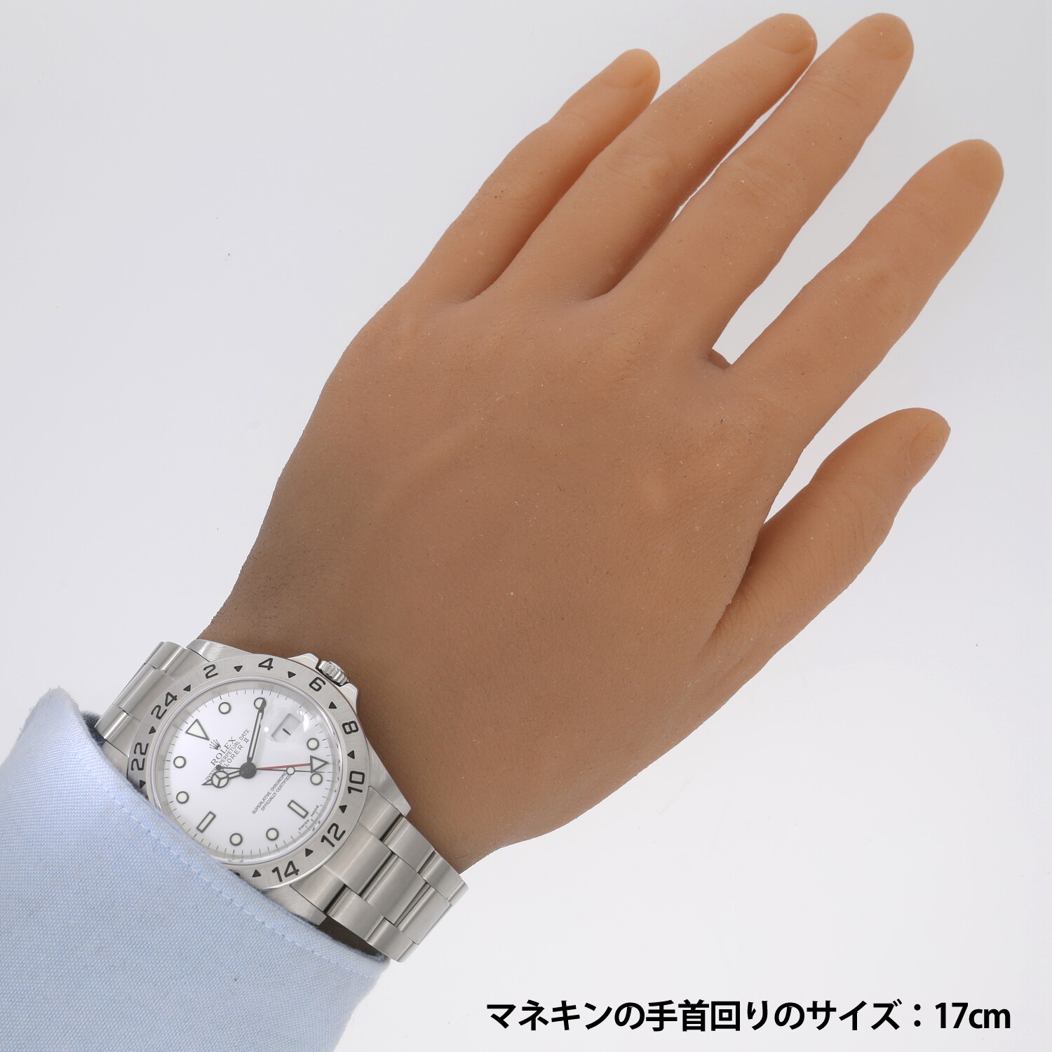 R7206 | [中古]ロレックス エクスプローラーII 16570 F番 ホワイト 