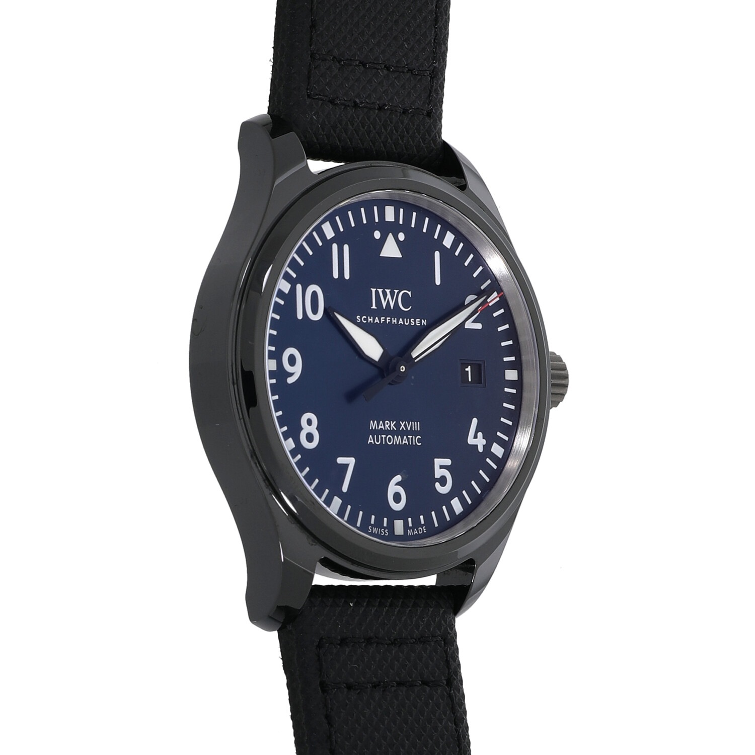 [中古]IWC パイロット ウォッチ マーク XVIII ローレウス・スポーツ・フォー・グッド IW324703 ブルー メンズ