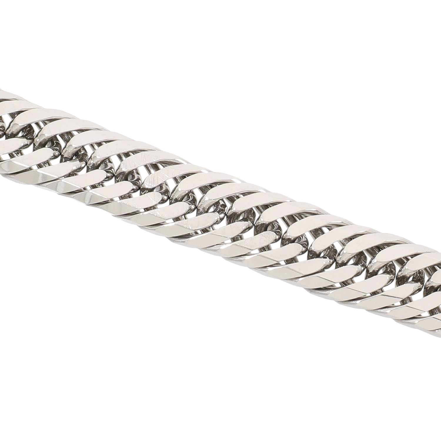 [中古]喜平 PT850 8面 トリプル ブレスレット 造幣局刻印有り