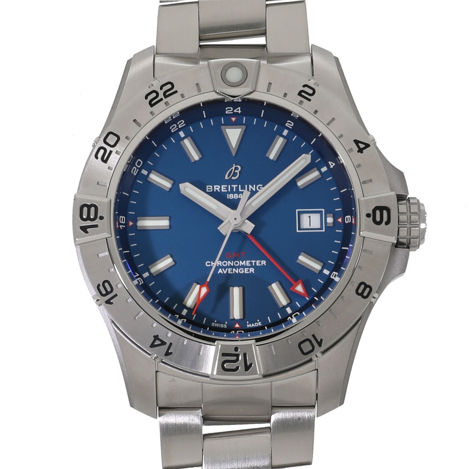 アベンジャー オートマチック GMT 44 ステンレススチール