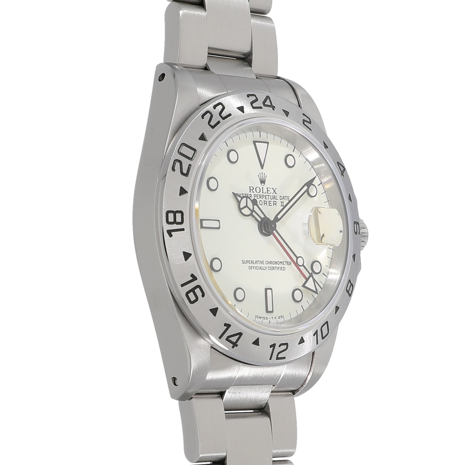 R9107 | [中古]ロレックス エクスプローラーII 16570 T番 アイボリー