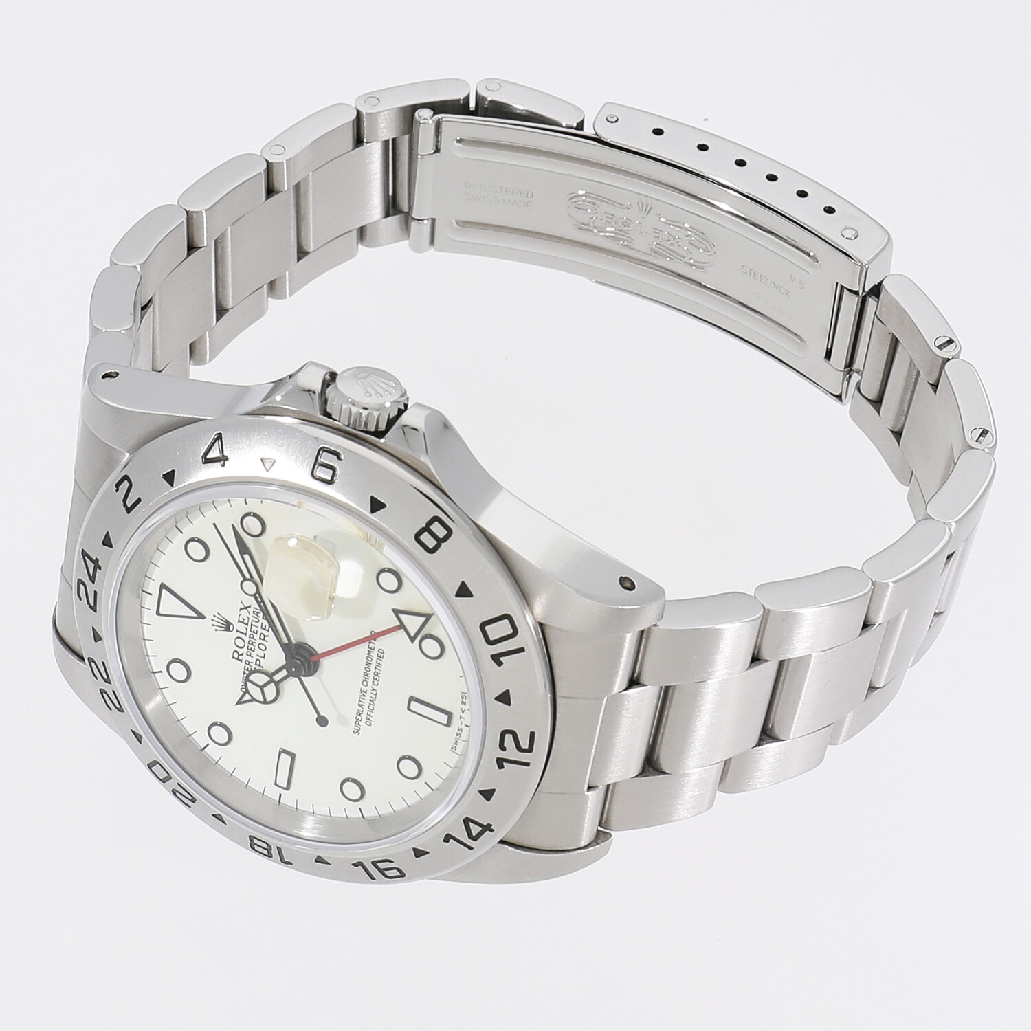 R9107 | [中古]ロレックス エクスプローラーII 16570 T番 アイボリー