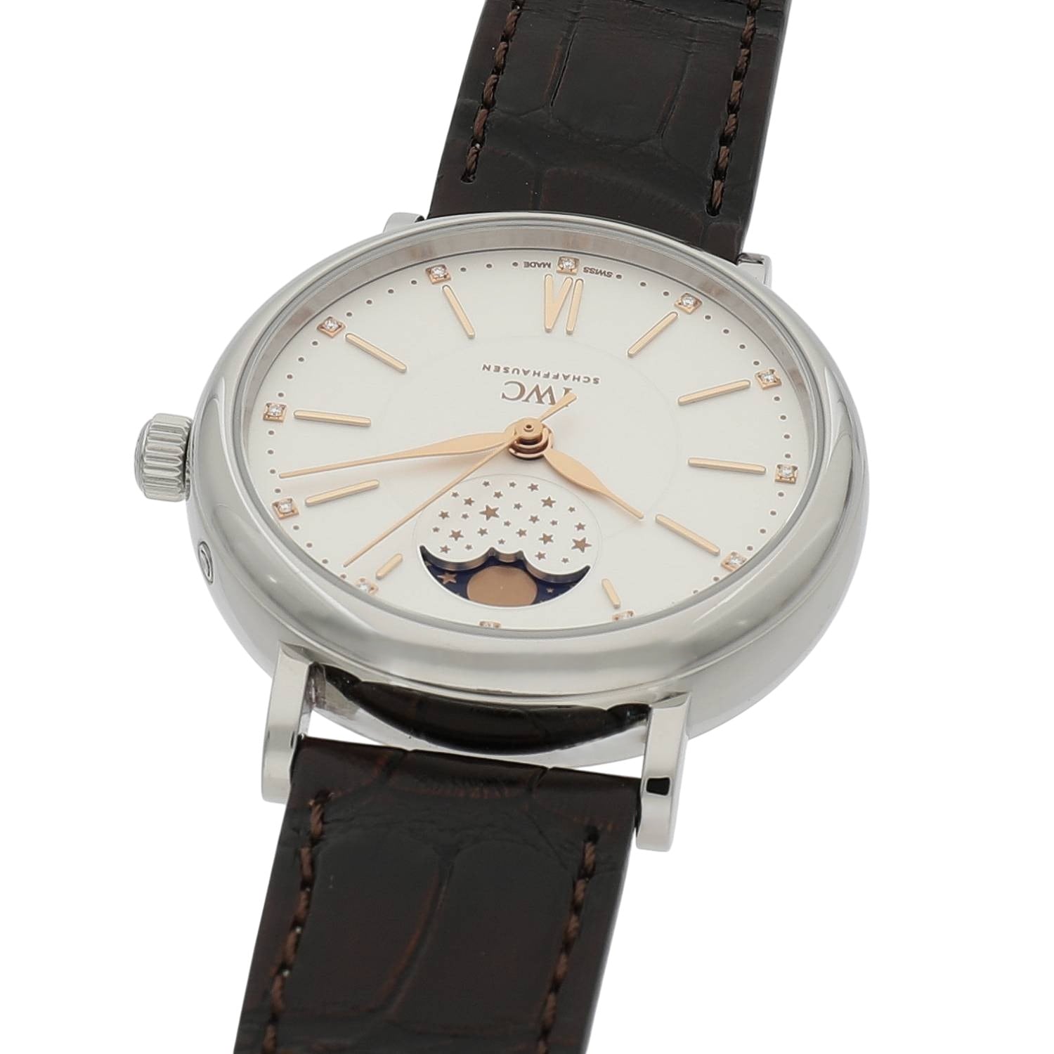 IWC IW459011 ポートフィノ ムーンフェイズ 12Pダイヤ 自動巻き I60061 | [未使用]IWC ポートフィノ オートマティック ムーンフェイズ