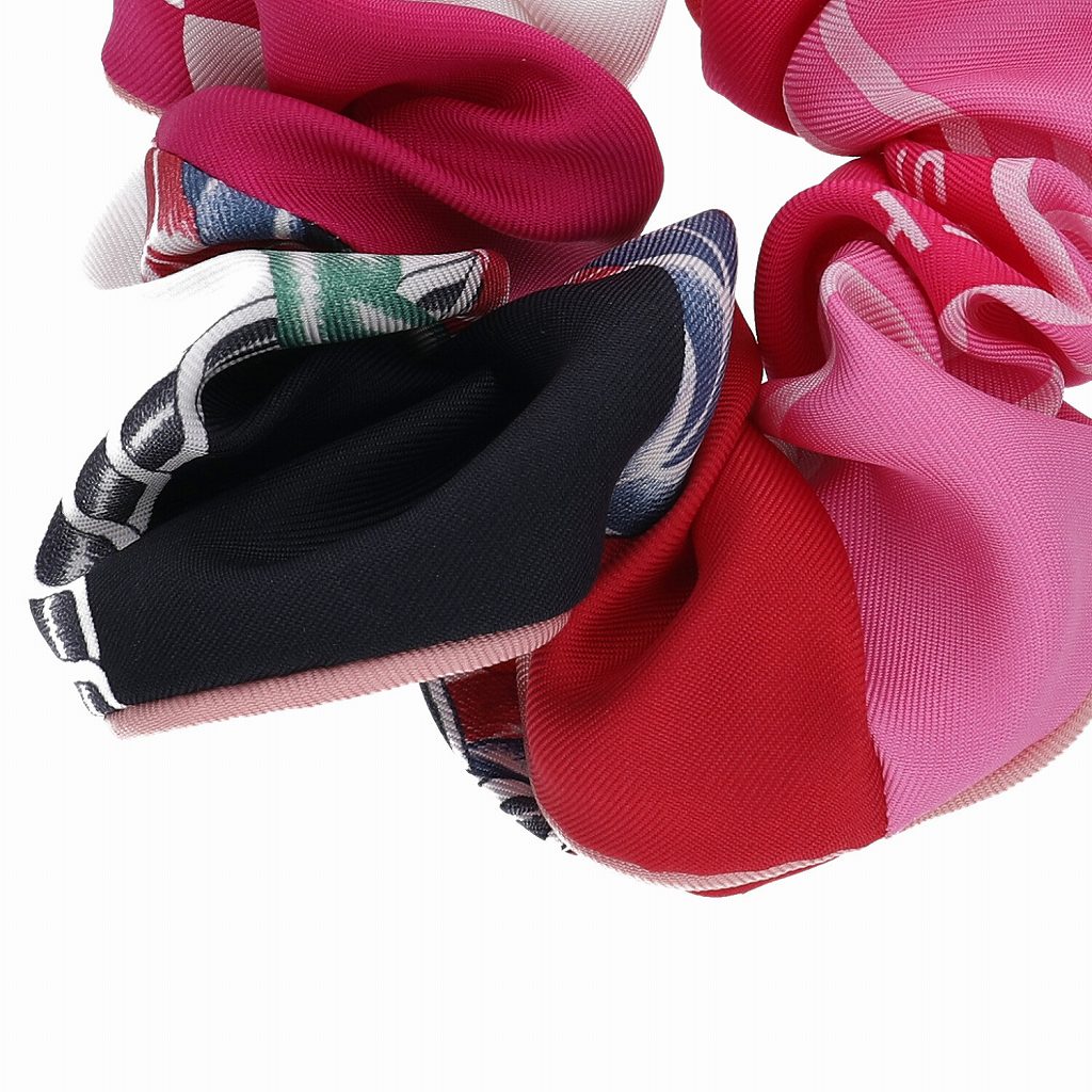 H3209 | [新品]エルメス シュシュ クラウディア シルク マルチカラー