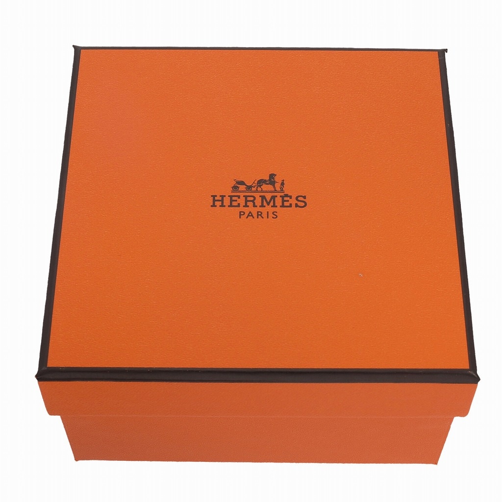 美品‼️ HERMES シルク ヘアシュシュ オレンジ ピンク 美品‼️ HERMES