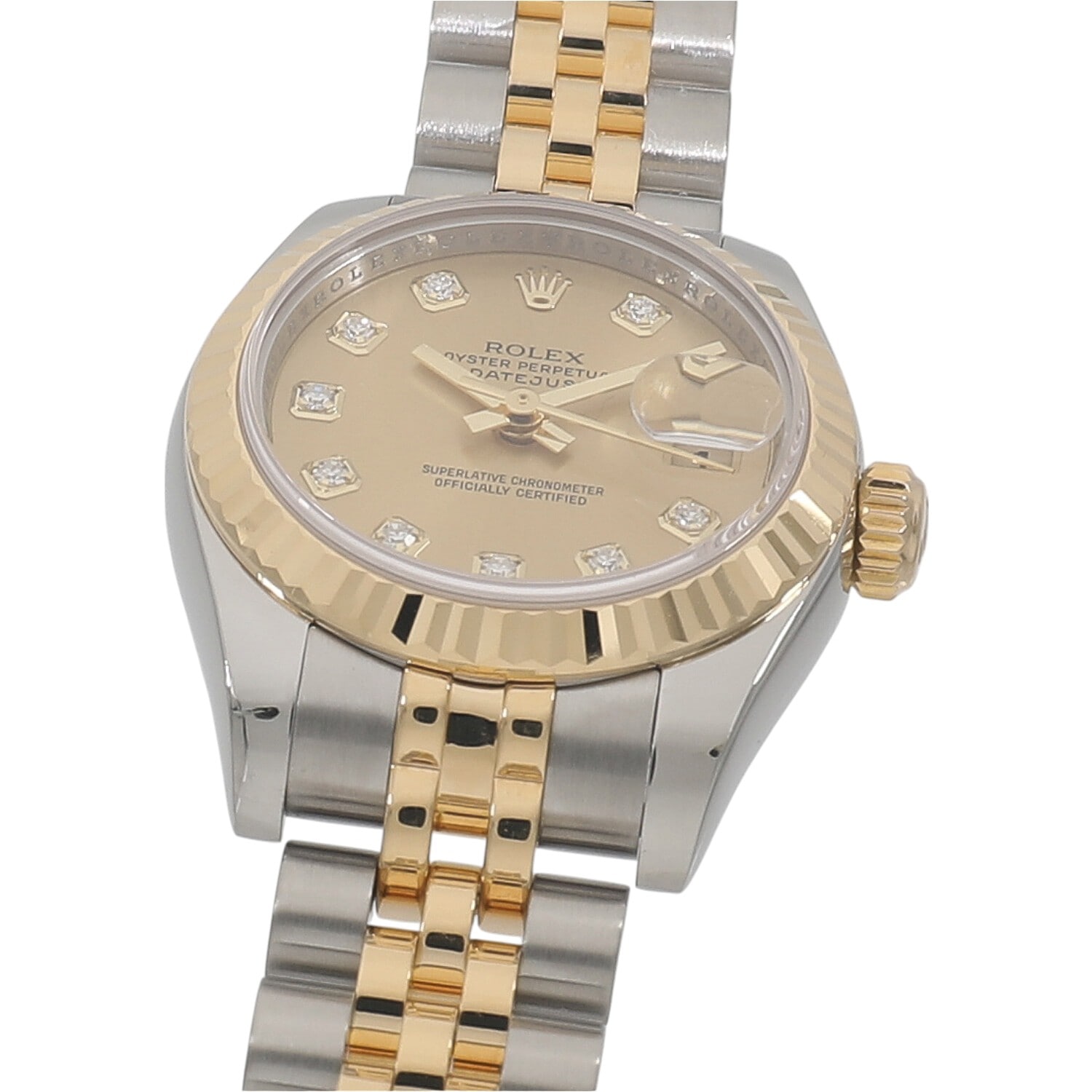 ROLEX/ロレックス デイトジャスト 179173G 腕時計 レディース F番 10P 