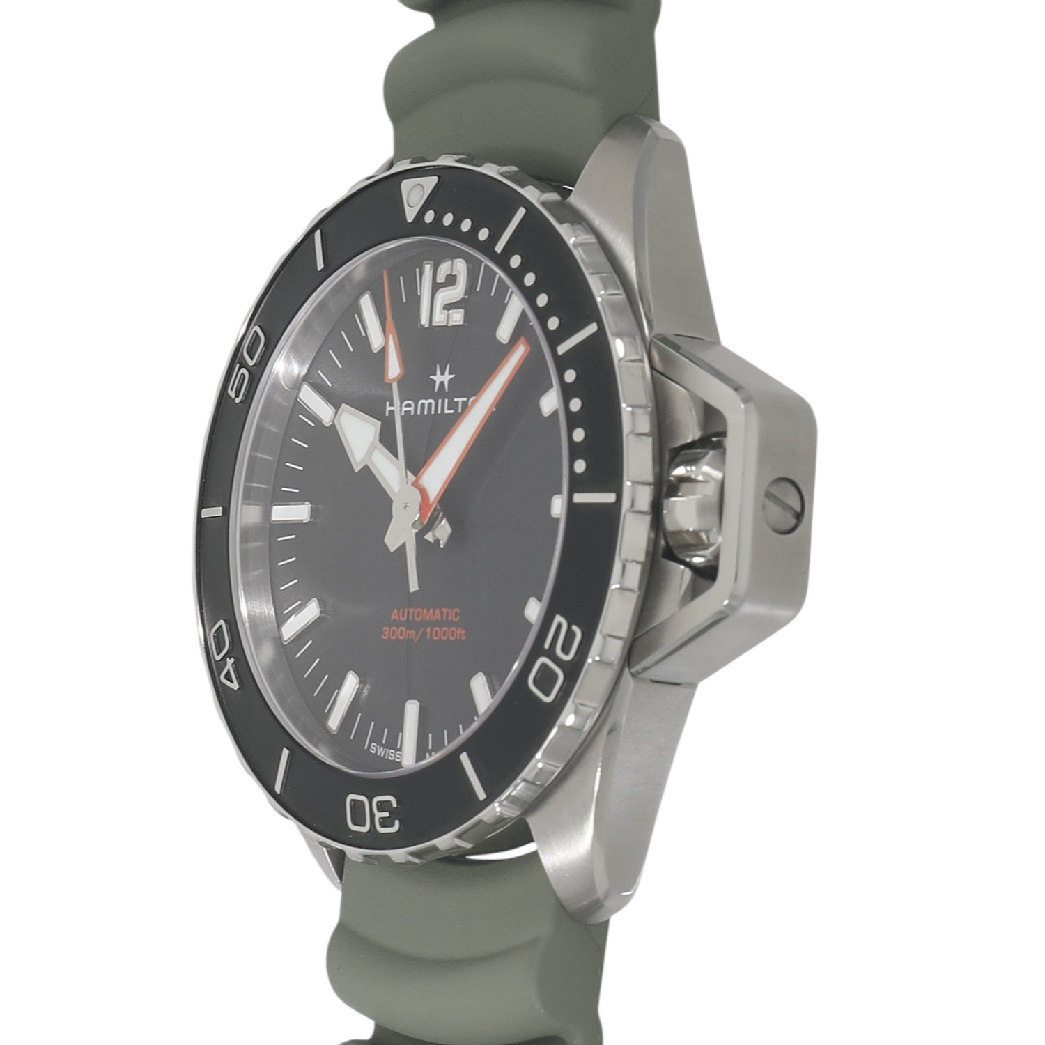 ハミルトン H77845330 ブラック メンズ 時計 【中古】 H77845330