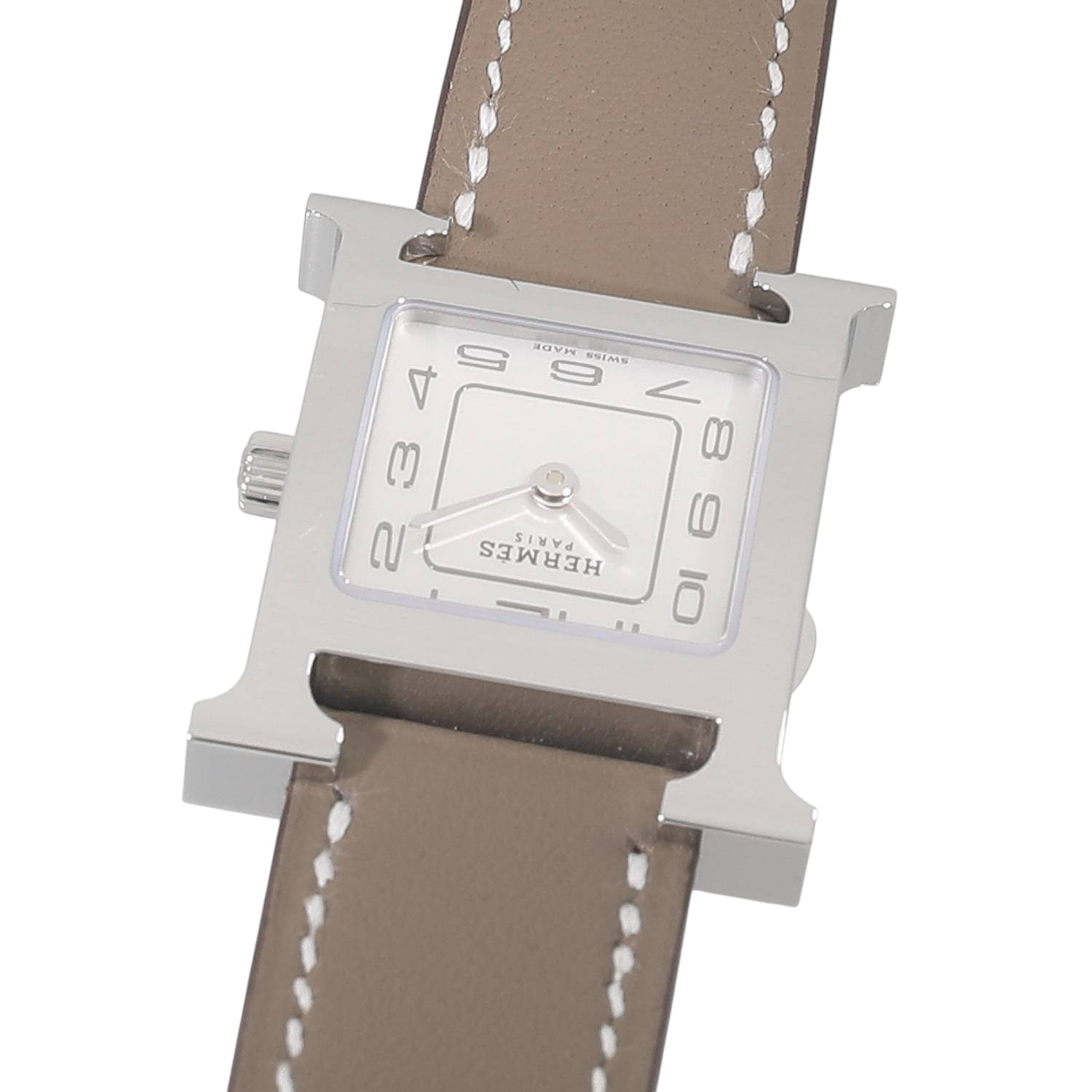 H10511 | [未使用]エルメス Hウォッチ PM 25mm W403486WW00