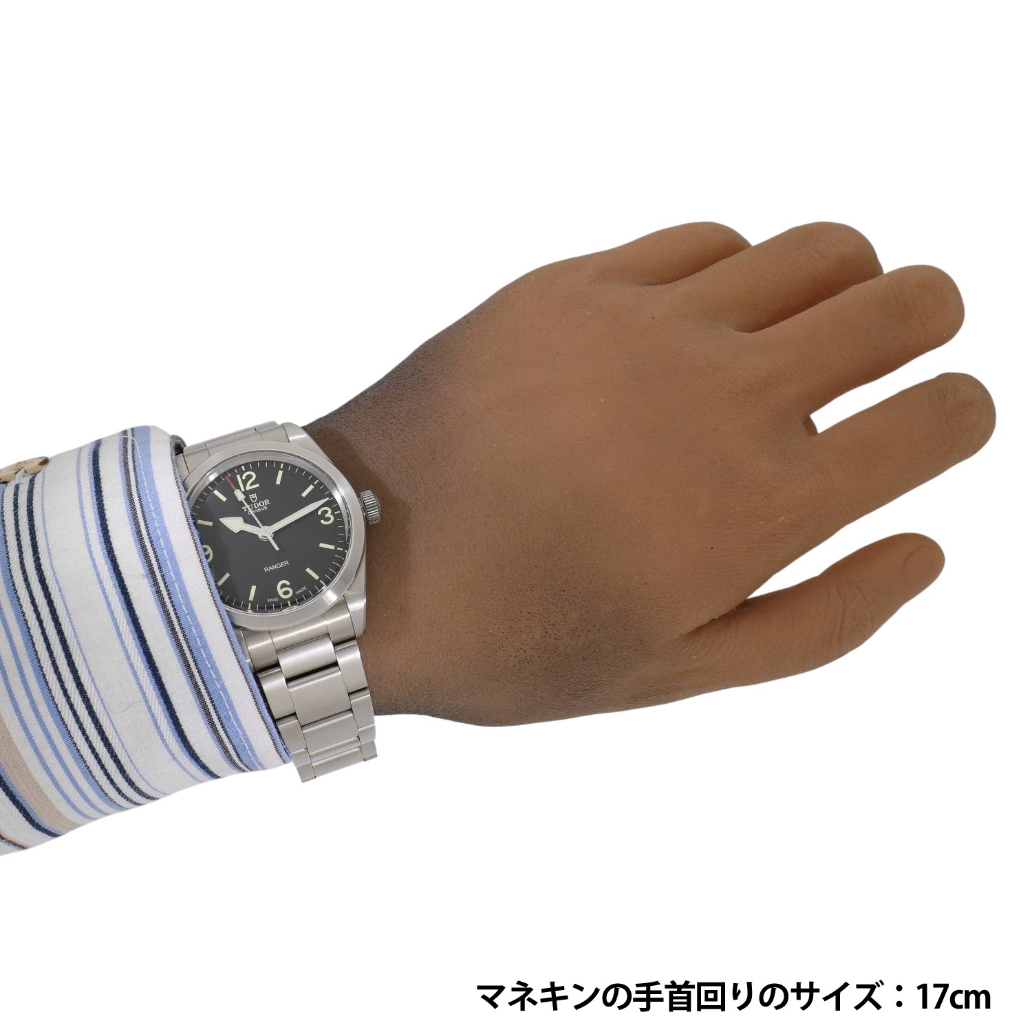 T11288 | [中古]チューダー レンジャー M79930-0001 ブラック メンズ
