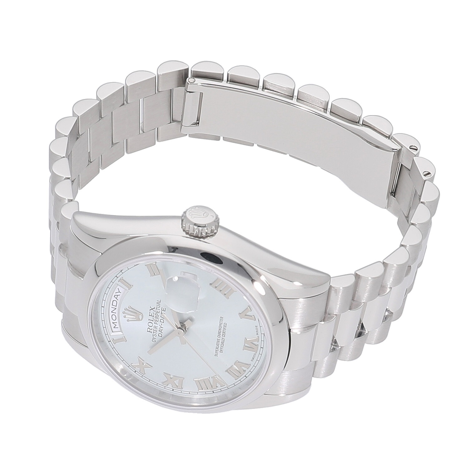 ローキン※横入りはキャンセルします。 楽天市場】ロレックス ROLEX デイデイトII 218206 アイスブルー