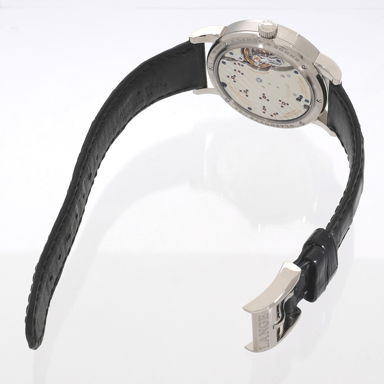 A.ランゲ&ゾーネ純正アリゲーターストラップ たのし 