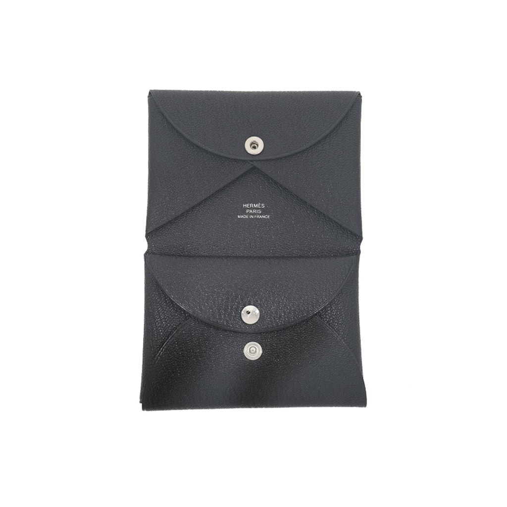 H10312 | [新品] エルメス カルヴィ デュオ シェーブル ブラック