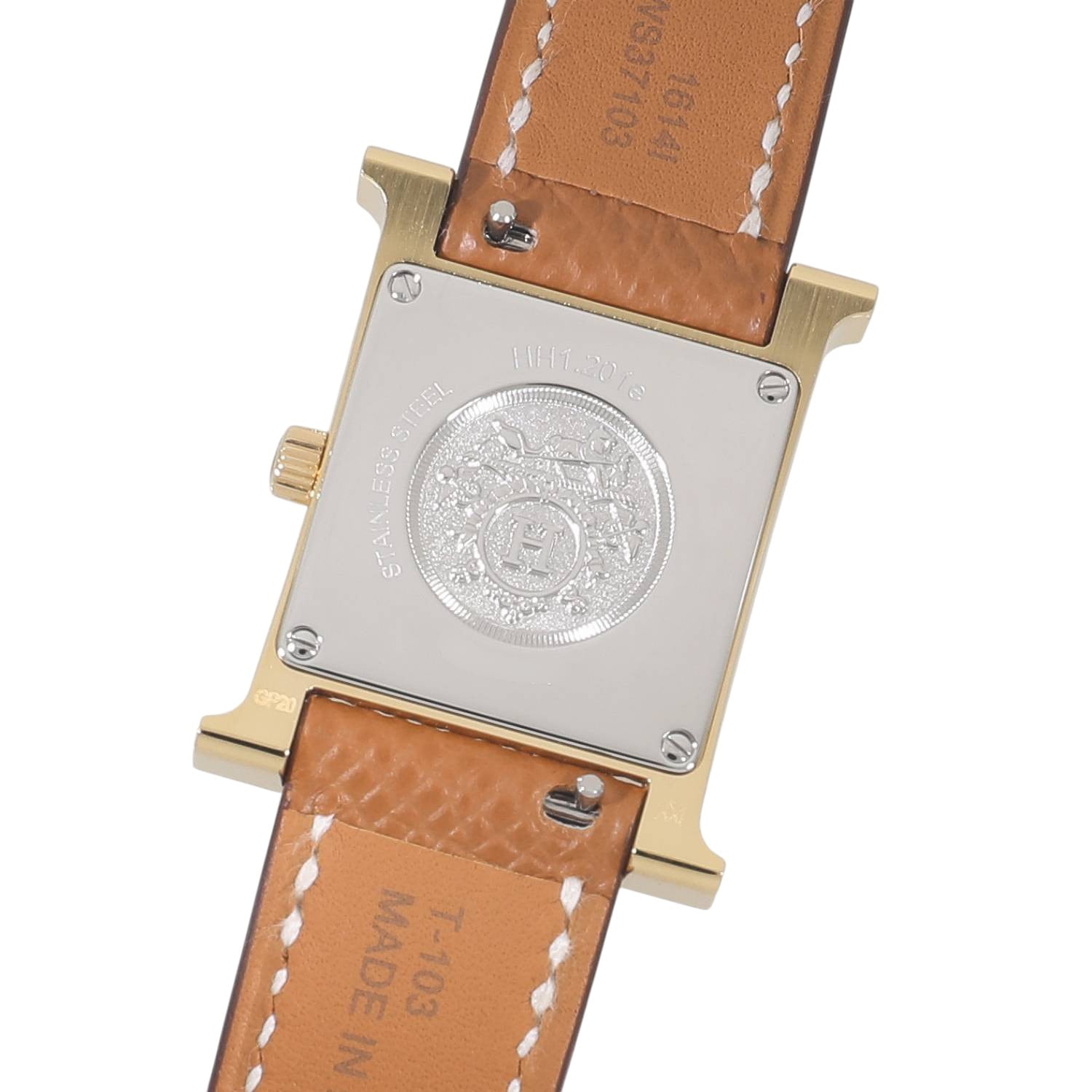 H10512 | [未使用]エルメス Hウォッチ PM 25mm W404380WW00 / HH1