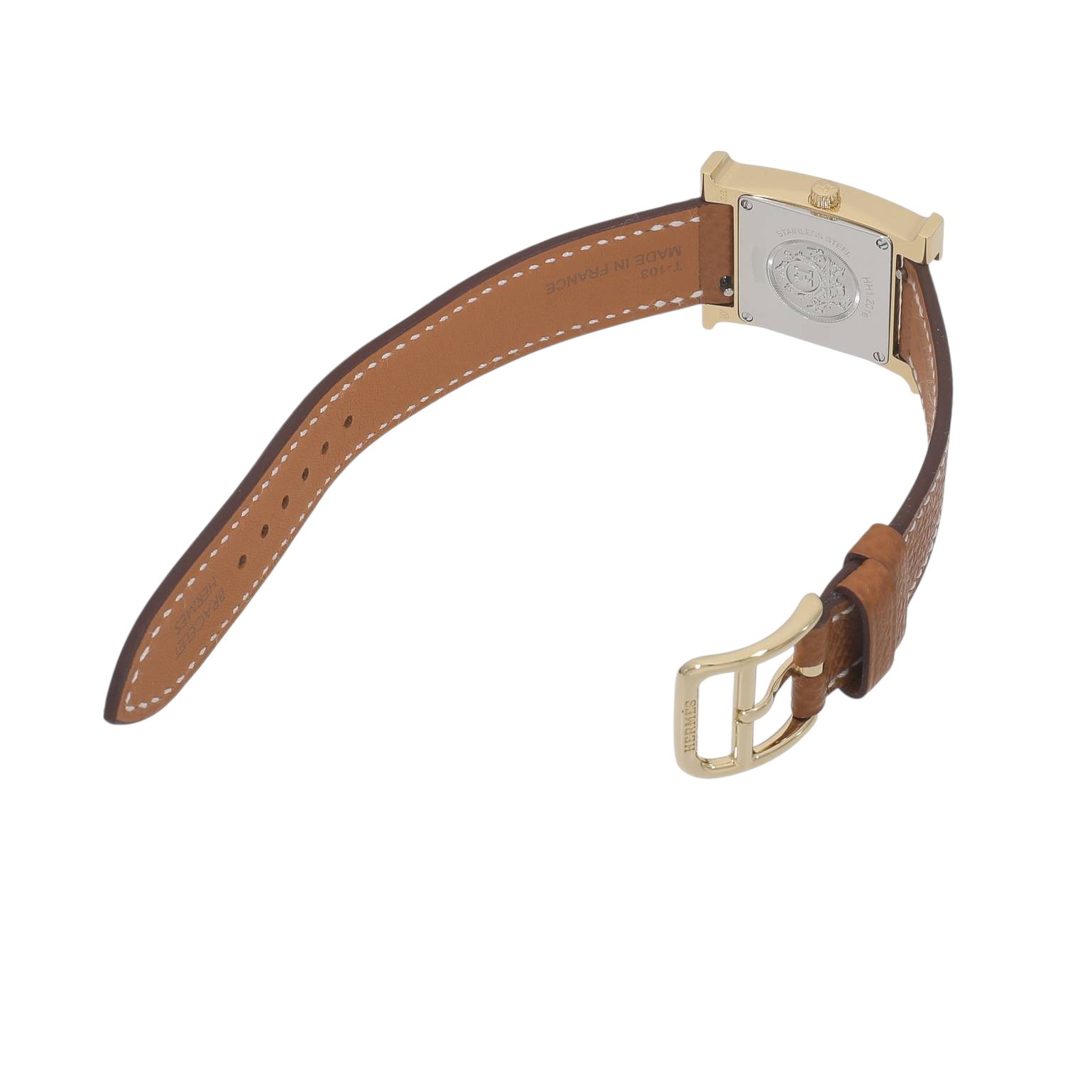 H10512 | [未使用]エルメス Hウォッチ PM 25mm W404380WW00 / HH1