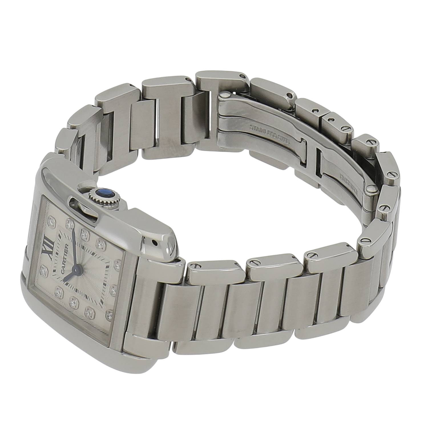 中古 カルティエ CARTIER W8100011 シルバー レディース 腕時計 カルティエ ミニラドーニャ WE60085G シルバー レディース 時計 【中古