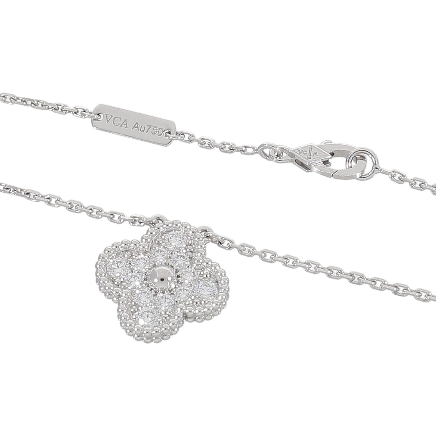 ヴィ‌ンテ‌ージ ‌ア‌ル‌ハン‌ブラ ‌ネ‌ック‌レス VCARA46100 ヴィンテージ アルハンブラ ダイヤモンド ネックレス[VCARA46100