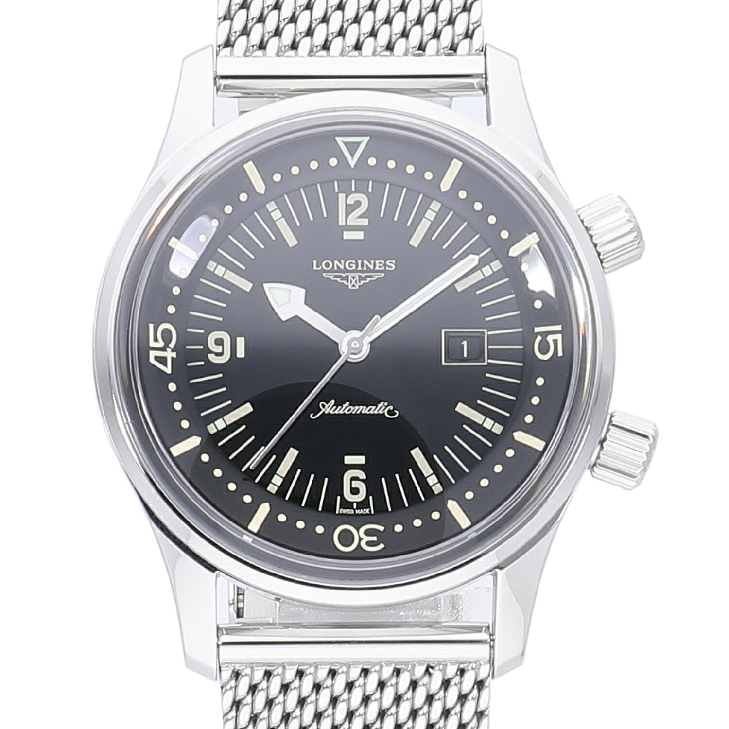 1913 | [新品]ロンジン レジェンドダイバー デイト L3.374.4.50.6 ユニ