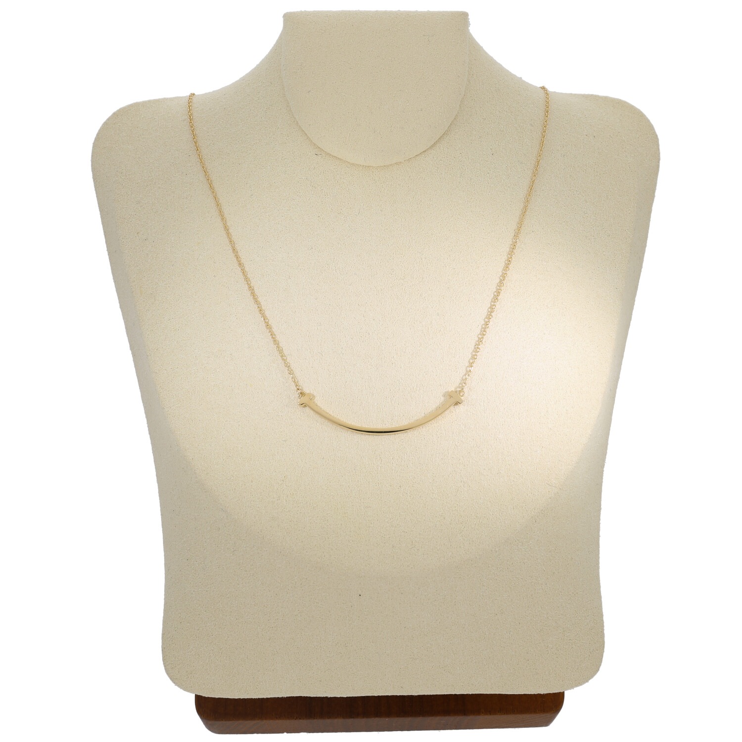 T8513 | [中古]ティファニー Tスマイル ペンダント スモール  