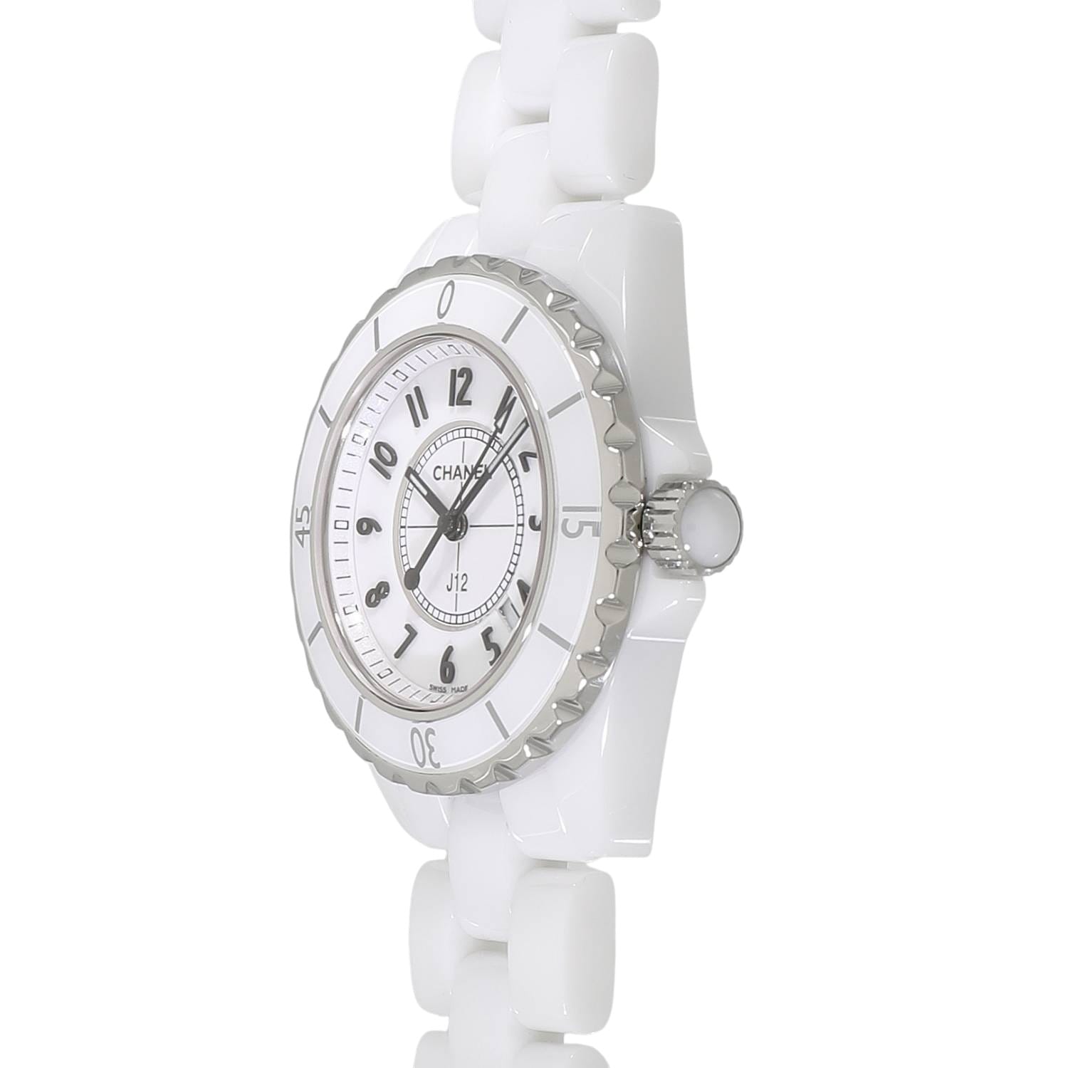 C20071 | [中古]シャネル J12 ホワイトセラミック 33MM H0968 ホワイト