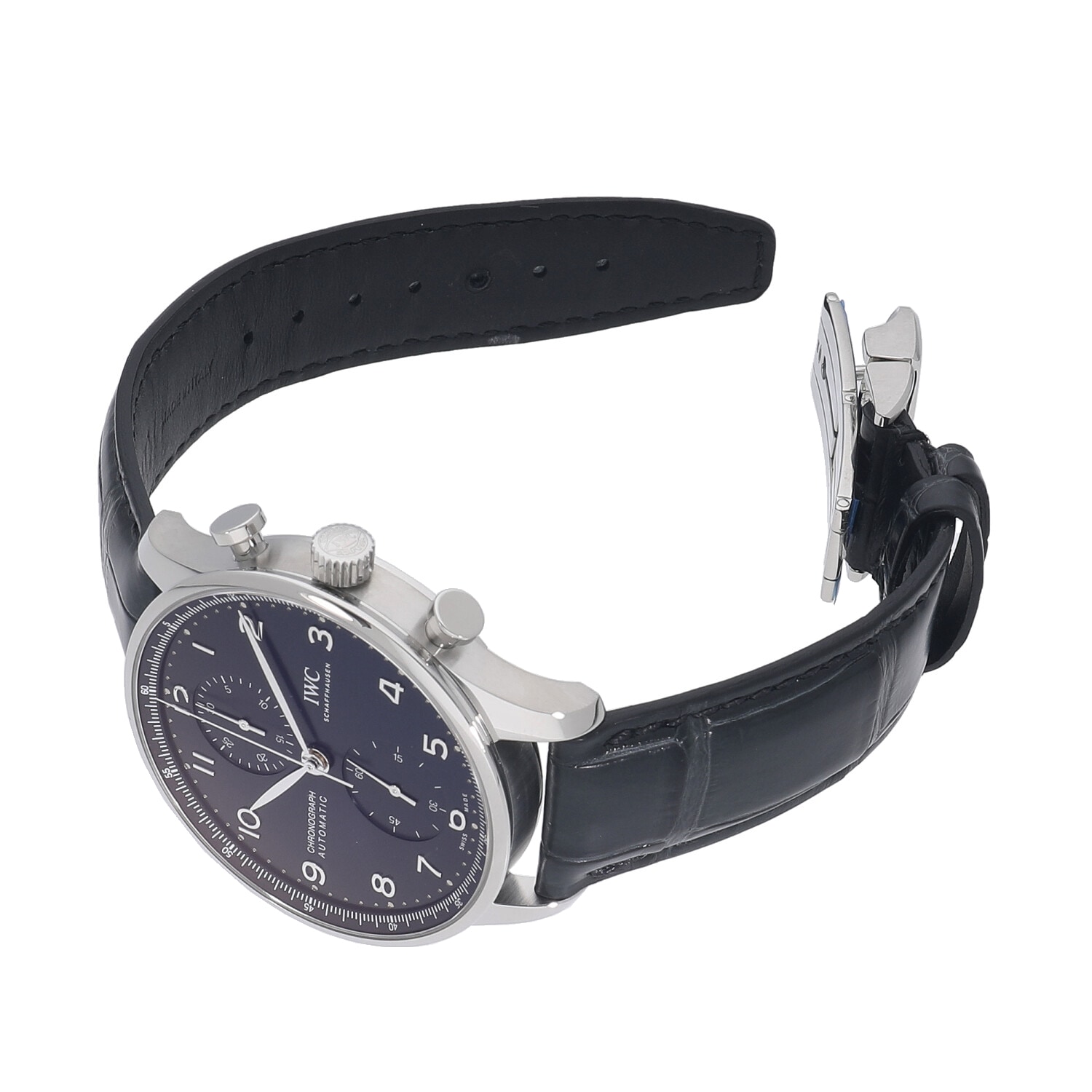 I5914 | [未使用]IWC ポルトギーゼ クロノグラフ ブラック IW371609