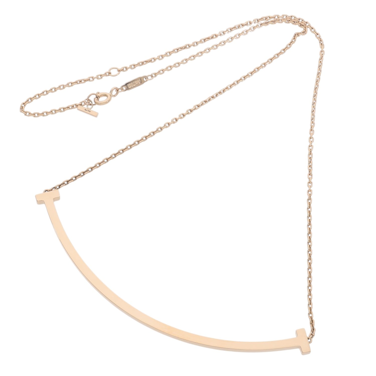 charichari7専用 ティファニーtスマイルネックレス　エクストララージ ティファニー T エクストララージ スマイル ペンダント ローズ