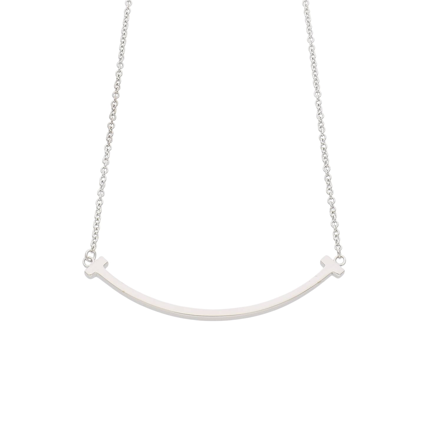 T10615 | [中古]ティファニー Tスマイル ペンダント スモール