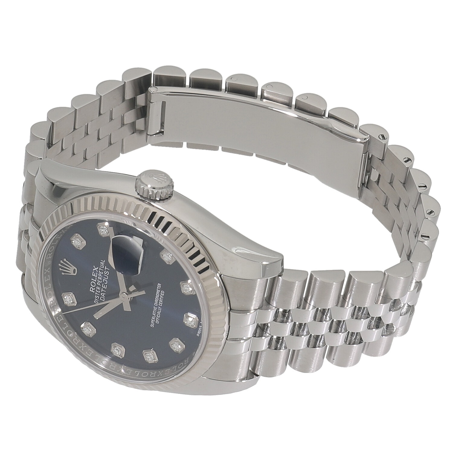 R9815 | [中古]ロレックス デイトジャスト 116234G ランダム ブルー  