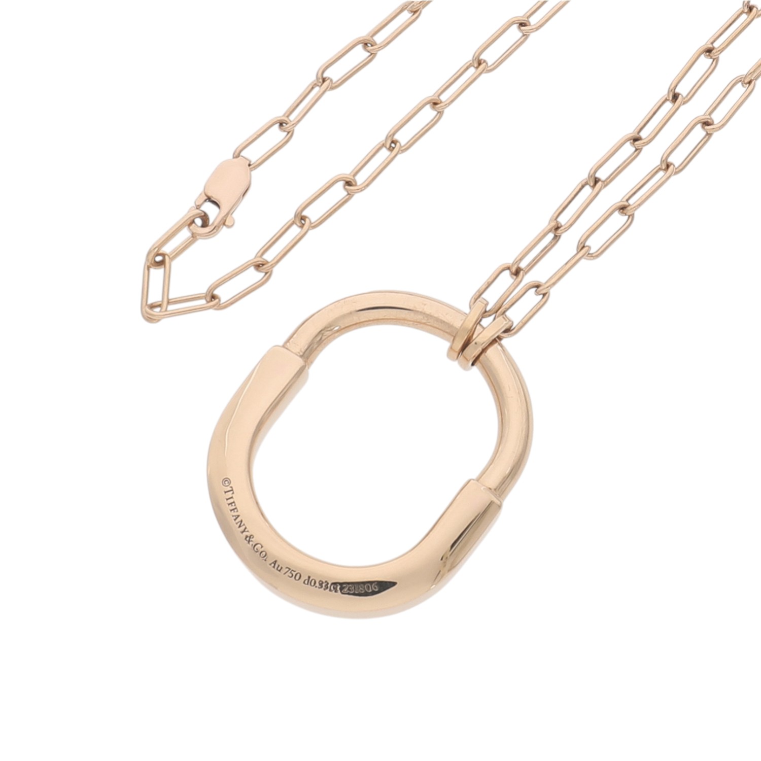 【もきゅ】Tiffanyロック ペンダント ミディアム ティファニーロック ティファニー ロック ペンダント パヴェ ダイヤモンド ホワイト