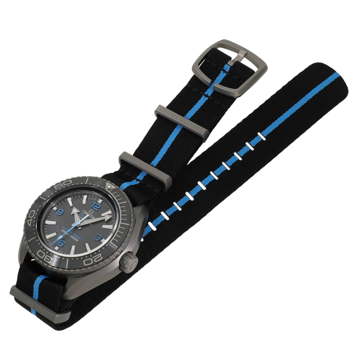 中古 オメガ OMEGA 215.92.46.21.01.001 ブラック メンズ 腕時計