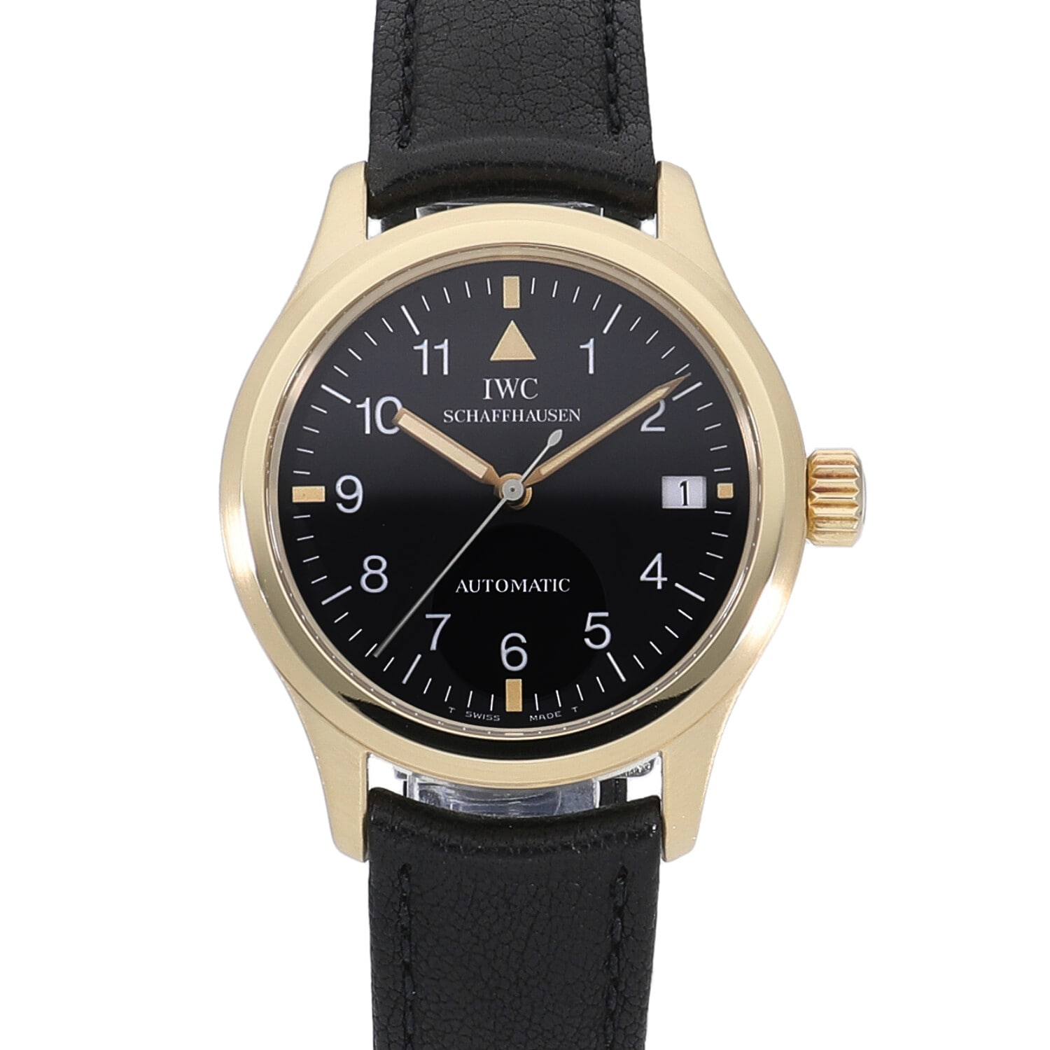 [中古]IWC パイロットウォッチ マークXII 初期ダイヤル ブラック IW324103 メンズ