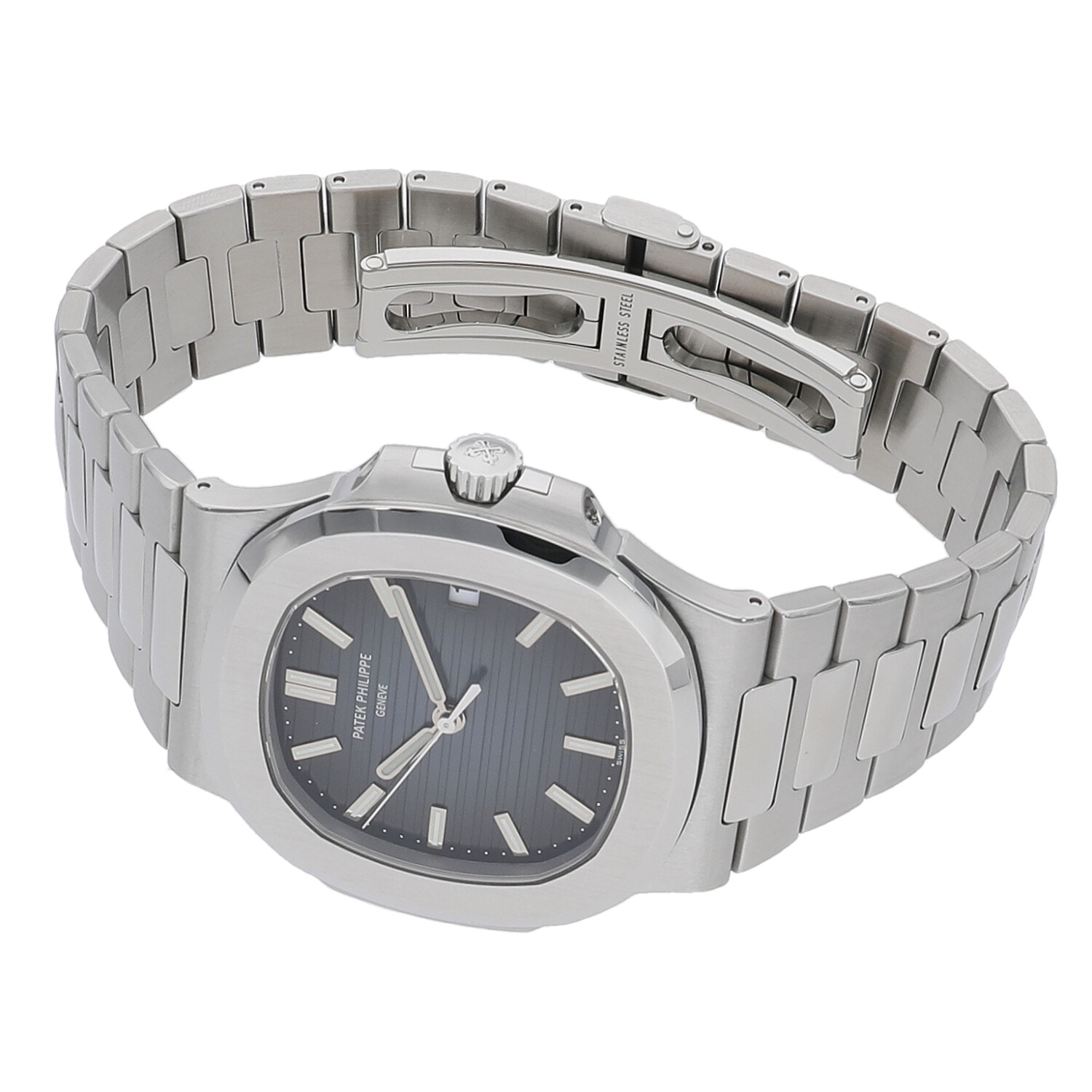 レア パテックフィリップ PATEK PHILIPPE 付属品(非売品) P5516 | [中古]パテックフィリップ ノーチラス ブラック×ブルー 5711