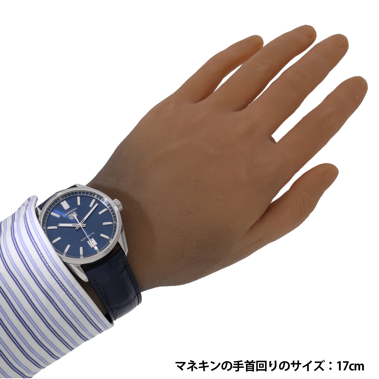 22時迄の価格　タグホイヤー　カレラ　Calibre 5 ダークブルー 国内正規品 タグ・ホイヤー カレラ キャリバー5 正規保証期間内
