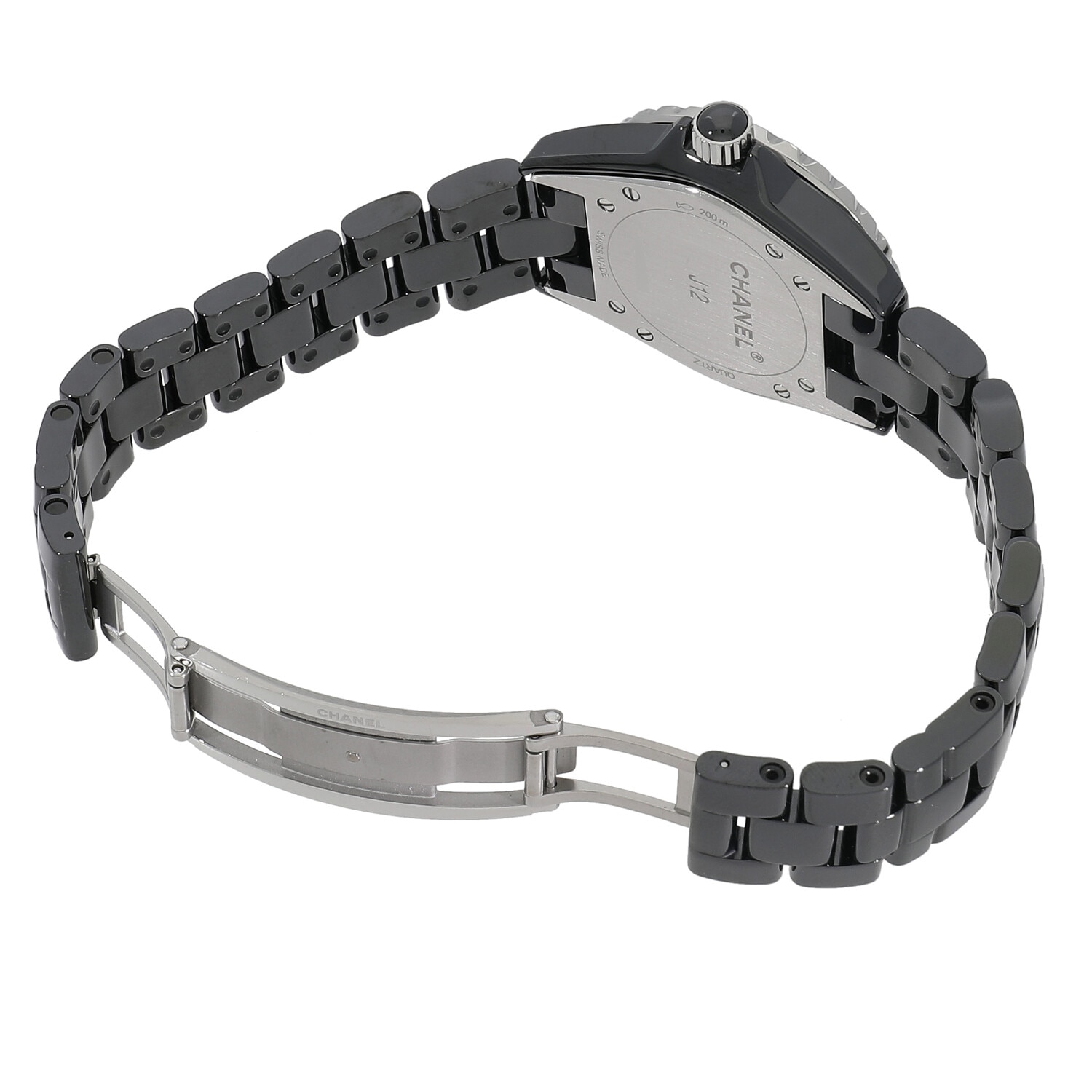 ブラックセラミック 黒 J12 33mm 腕時計 J12 ブラック - スイスウォッチ | CHANEL シャネル