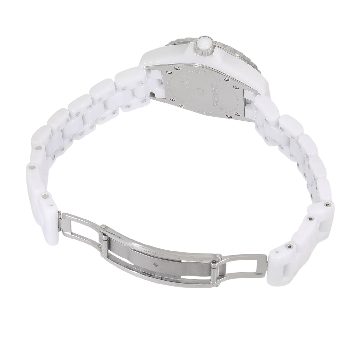 C10418 | [中古]シャネル J12 ホワイトセラミック 33MM H1628 ホワイト