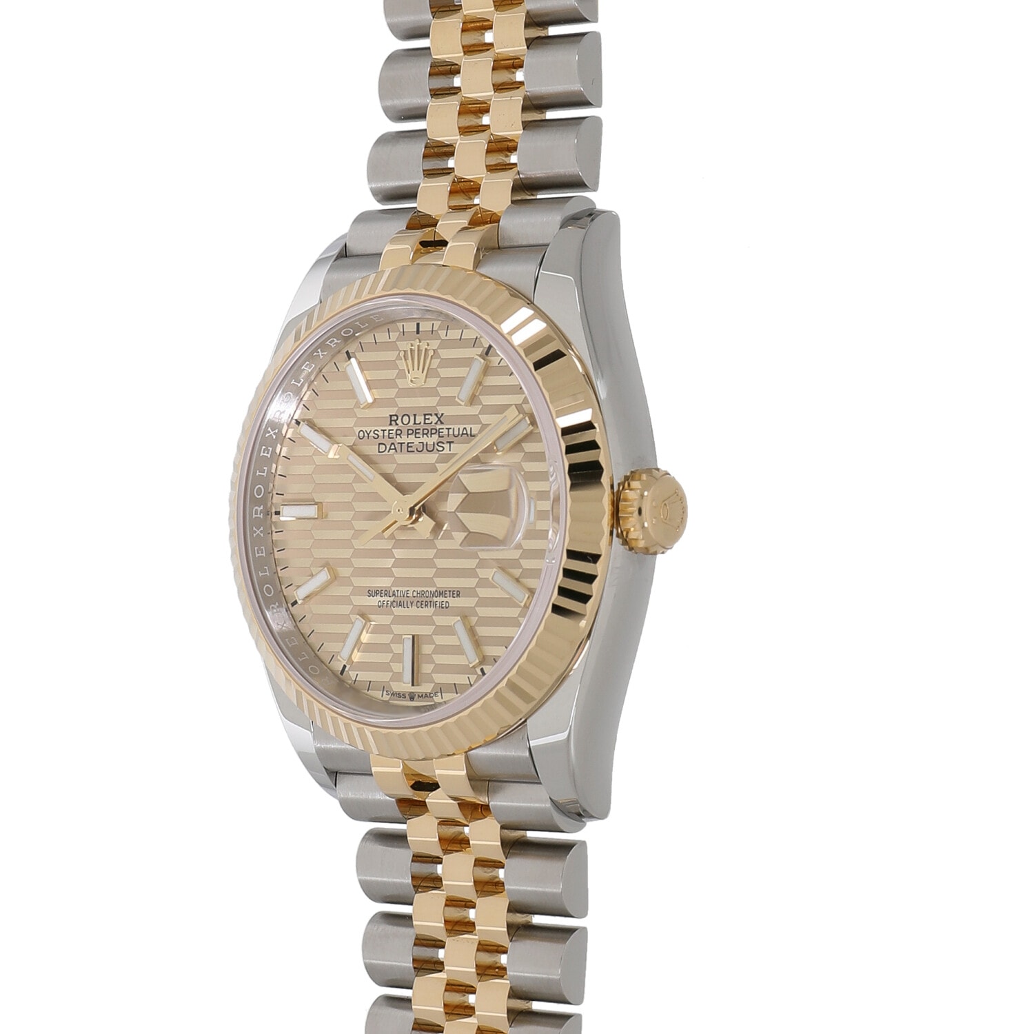 ロレックス デイトジャスト フルーテッド モチーフ 126233