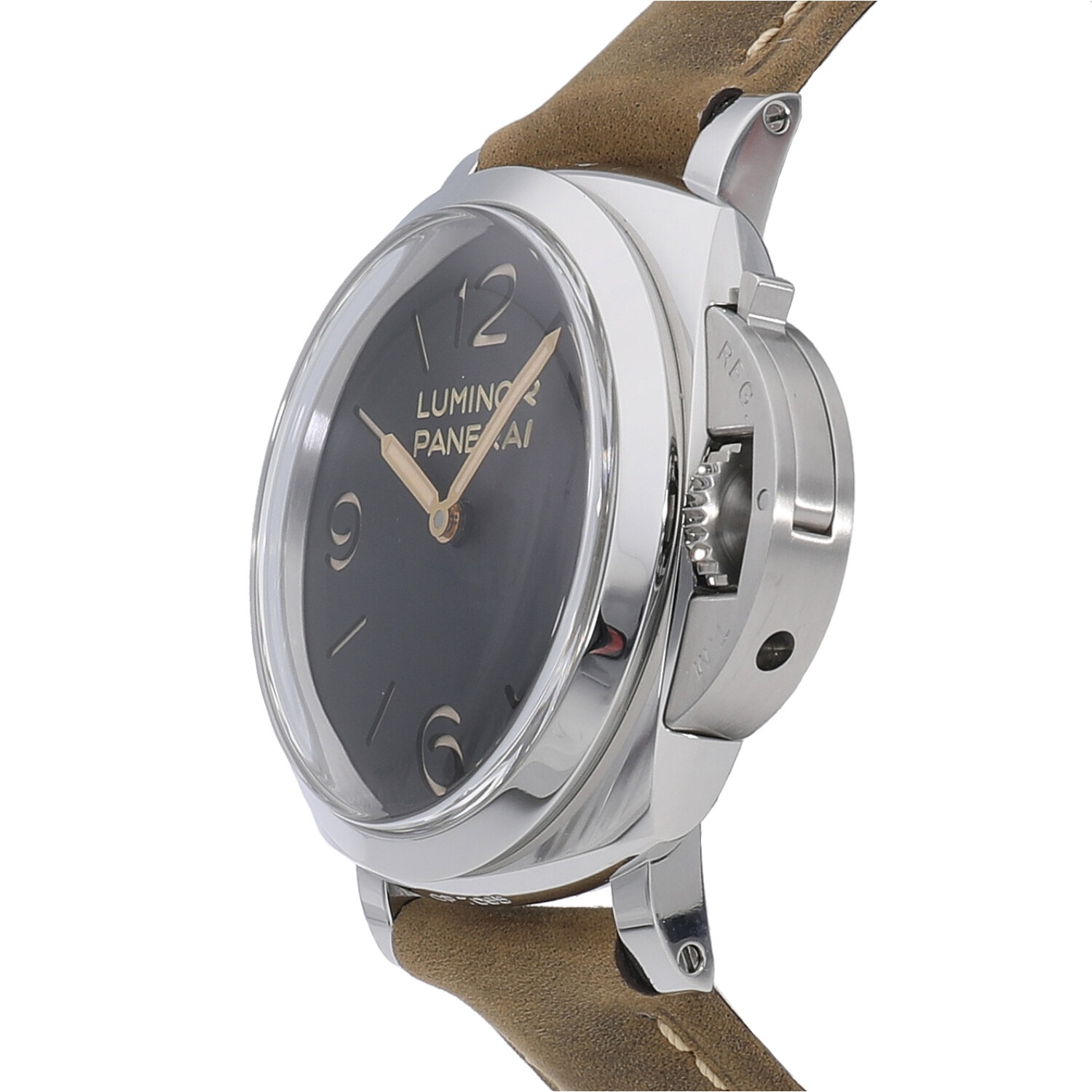 P5619 | [中古]パネライ ルミノール 47MM ブラック PAM00372 メンズ