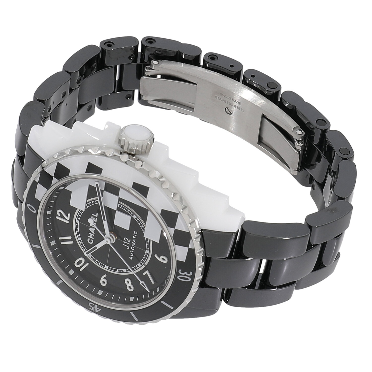 C9219 | [中古]シャネル J12 サイバネティック H7988 ブラック
