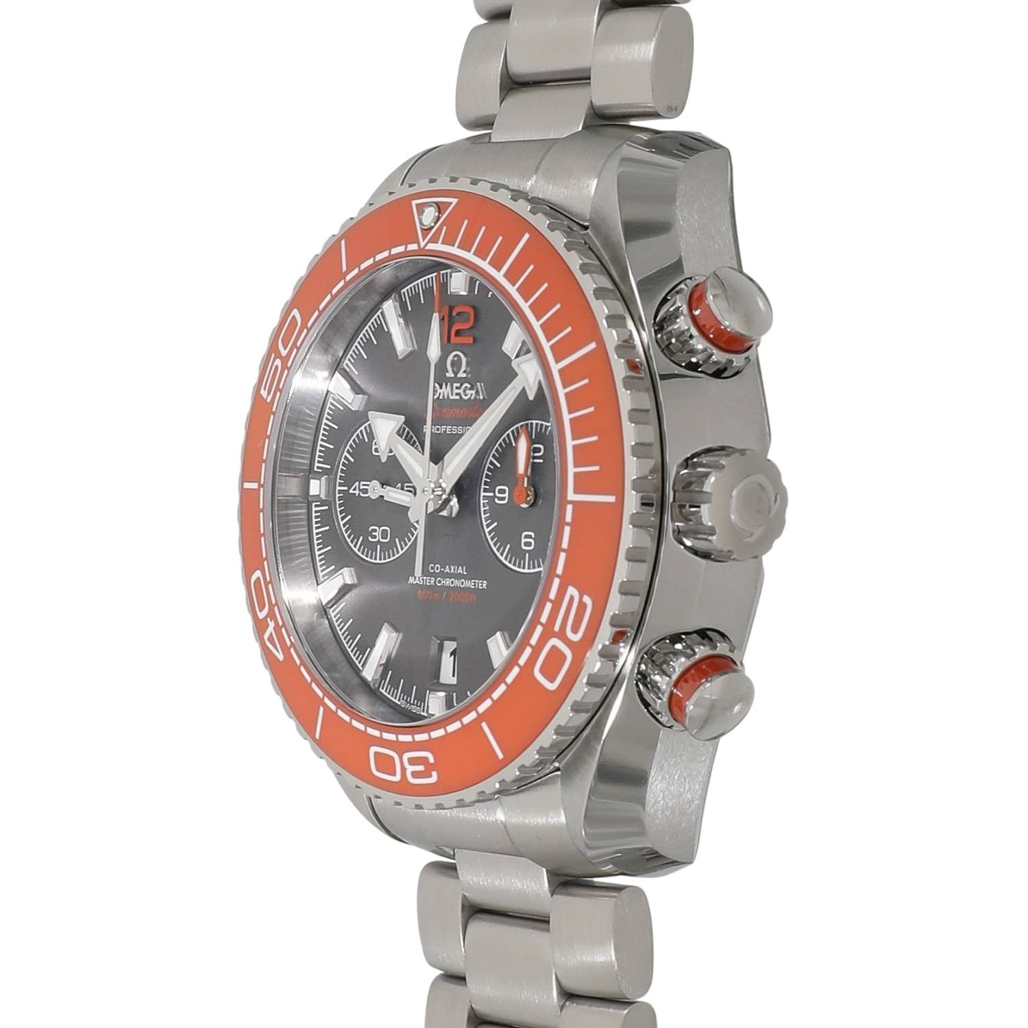 [新品]オメガ シーマスター プラネットオーシャン600m オメガコーアクシャル マスタークロノメーター クロノグラフ 215.30.46.51.99.001 グレー メンズ