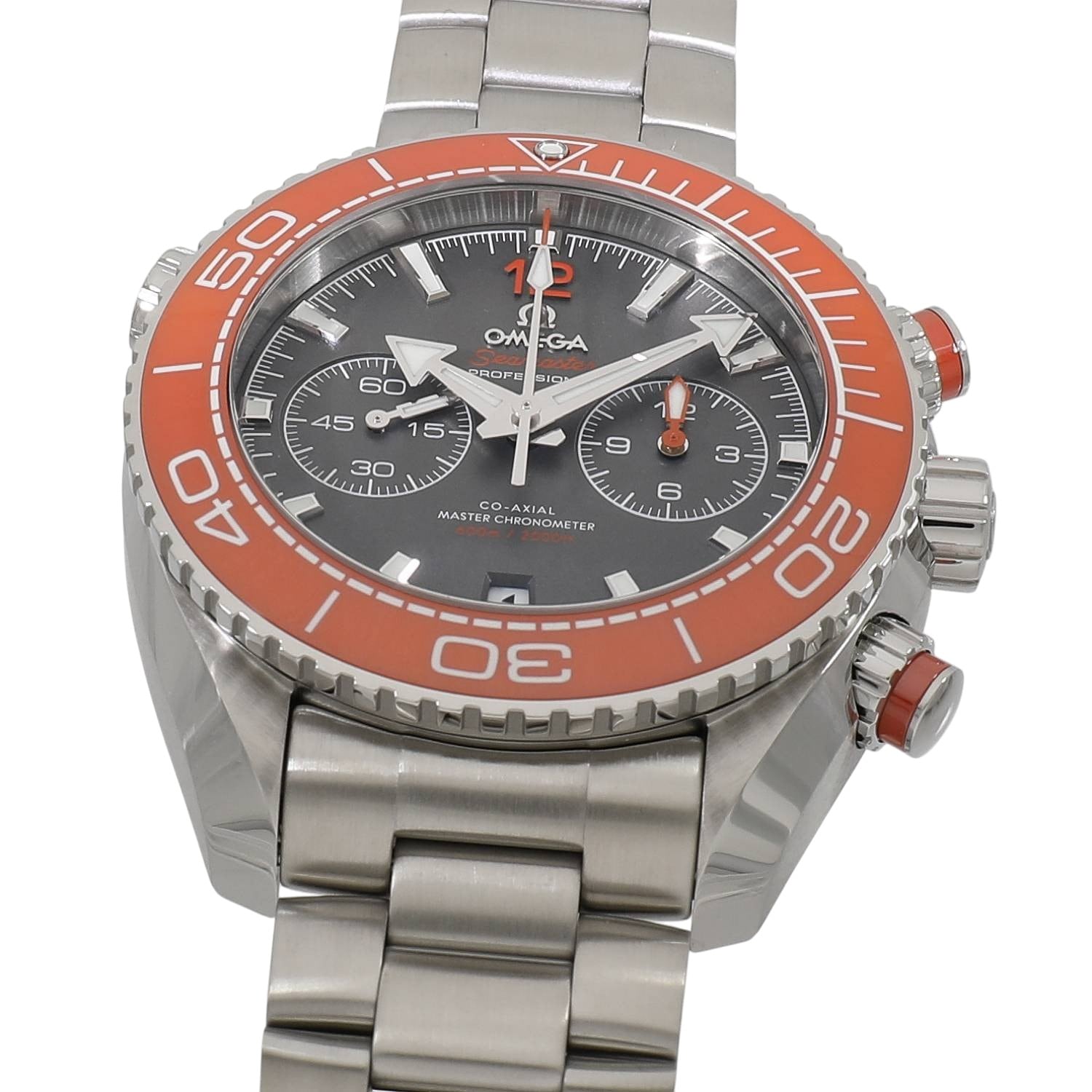 [新品]オメガ シーマスター プラネットオーシャン600m オメガコーアクシャル マスタークロノメーター クロノグラフ 215.30.46.51.99.001 グレー メンズ