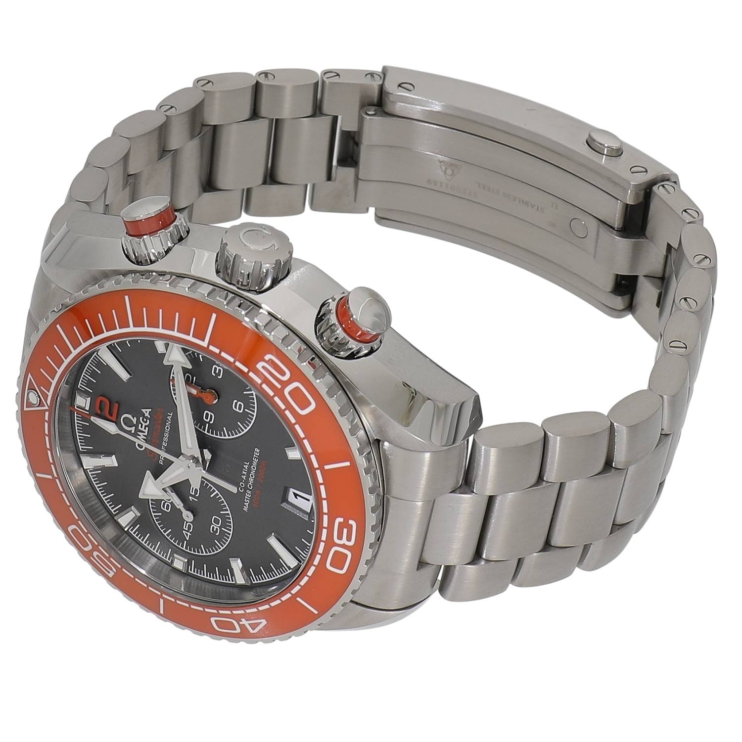 [新品]オメガ シーマスター プラネットオーシャン600m オメガコーアクシャル マスタークロノメーター クロノグラフ 215.30.46.51.99.001 グレー メンズ