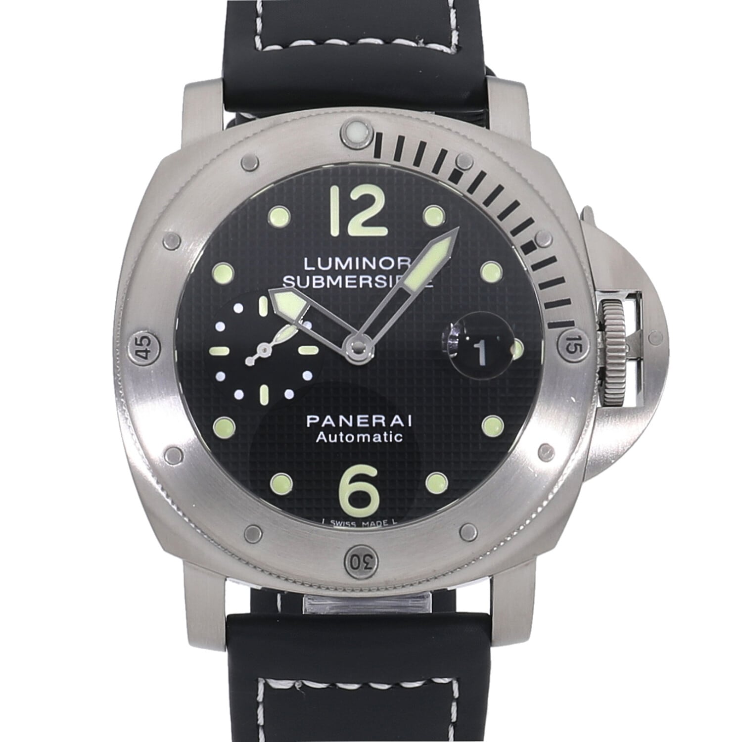 P5620 | [中古]パネライ ルミノール サブマーシブル ブラック PAM00025